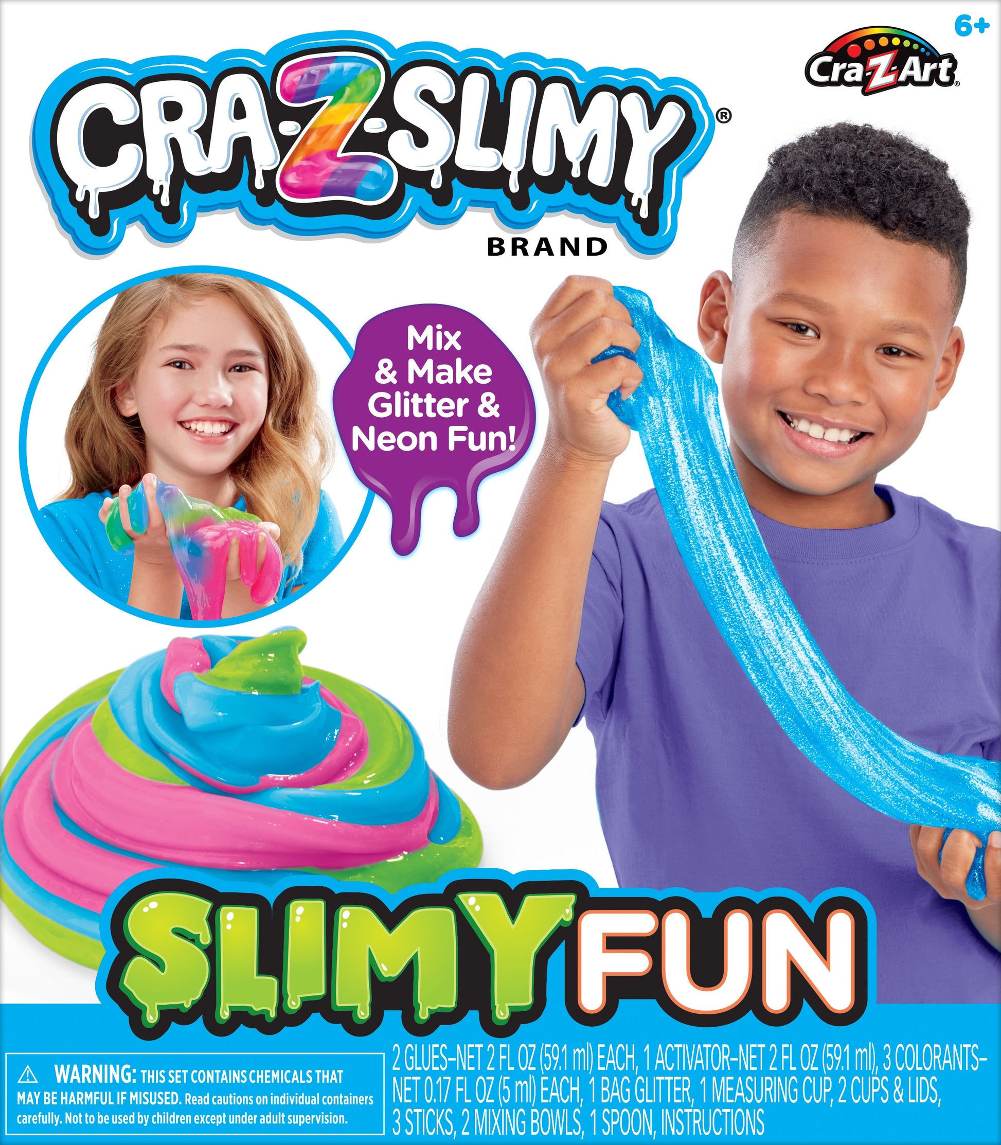 Cra-Z-Art Cra-Z-Slimy Make Your Own Slimy Fun – Toyworld NZ