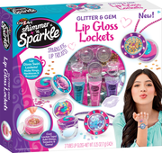 Cra-Z-Art Shimmer 'N Sparkle Glitter & Gem Lip Gloss Lockets