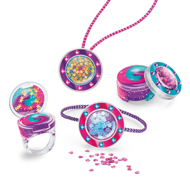 Cra-Z-Art Shimmer 'N Sparkle Glitter & Gem Lip Gloss Lockets