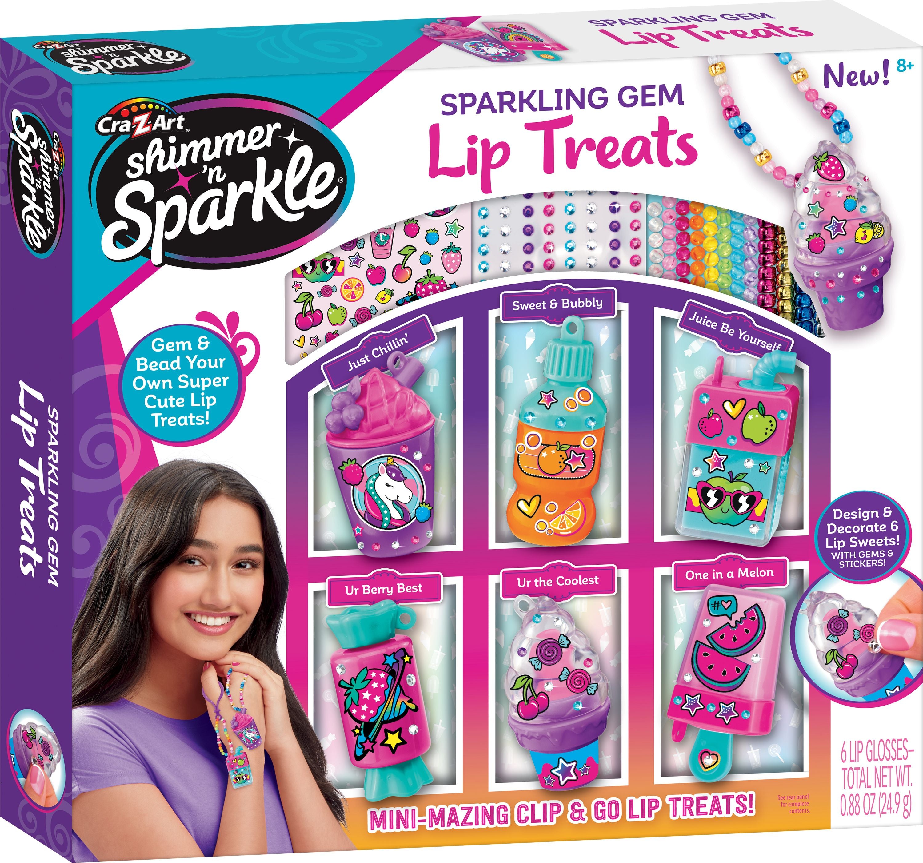 Cra-Z-Art Shimmer 'N Sparkle Sparkling Gem Lip Treats