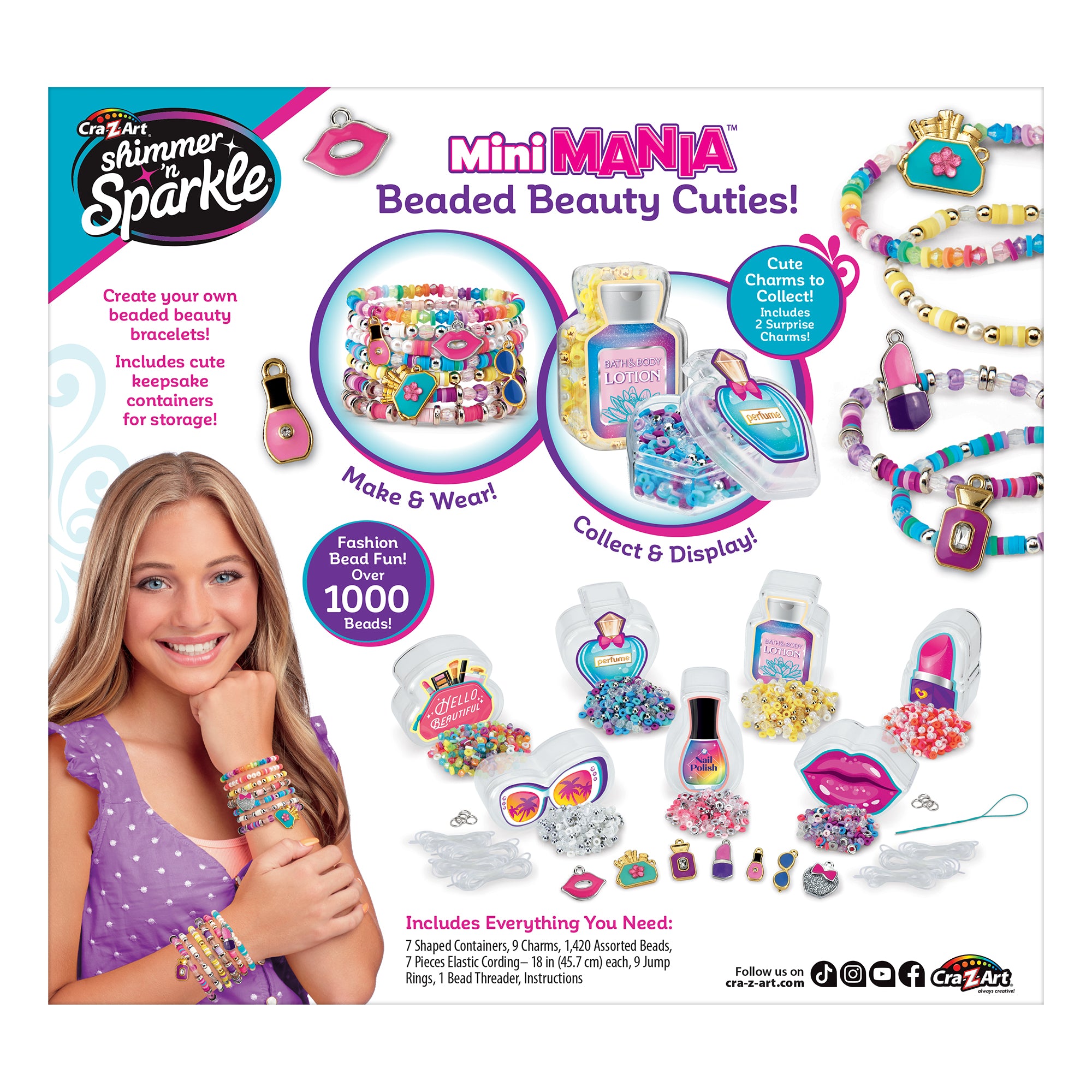 Cra-Z-Art Shimmer 'N Sparkle Mini Mania Beauty Charms