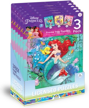 MJM Licensed Puzzle Princess 3Pk