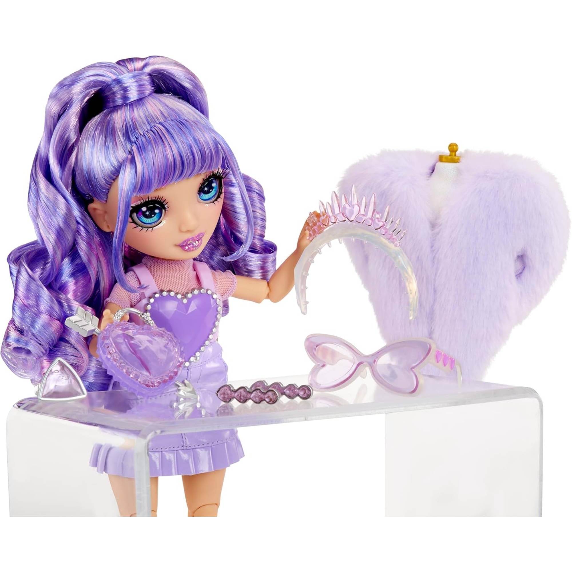 Rainbow High Creative Crystals Doll - Violet