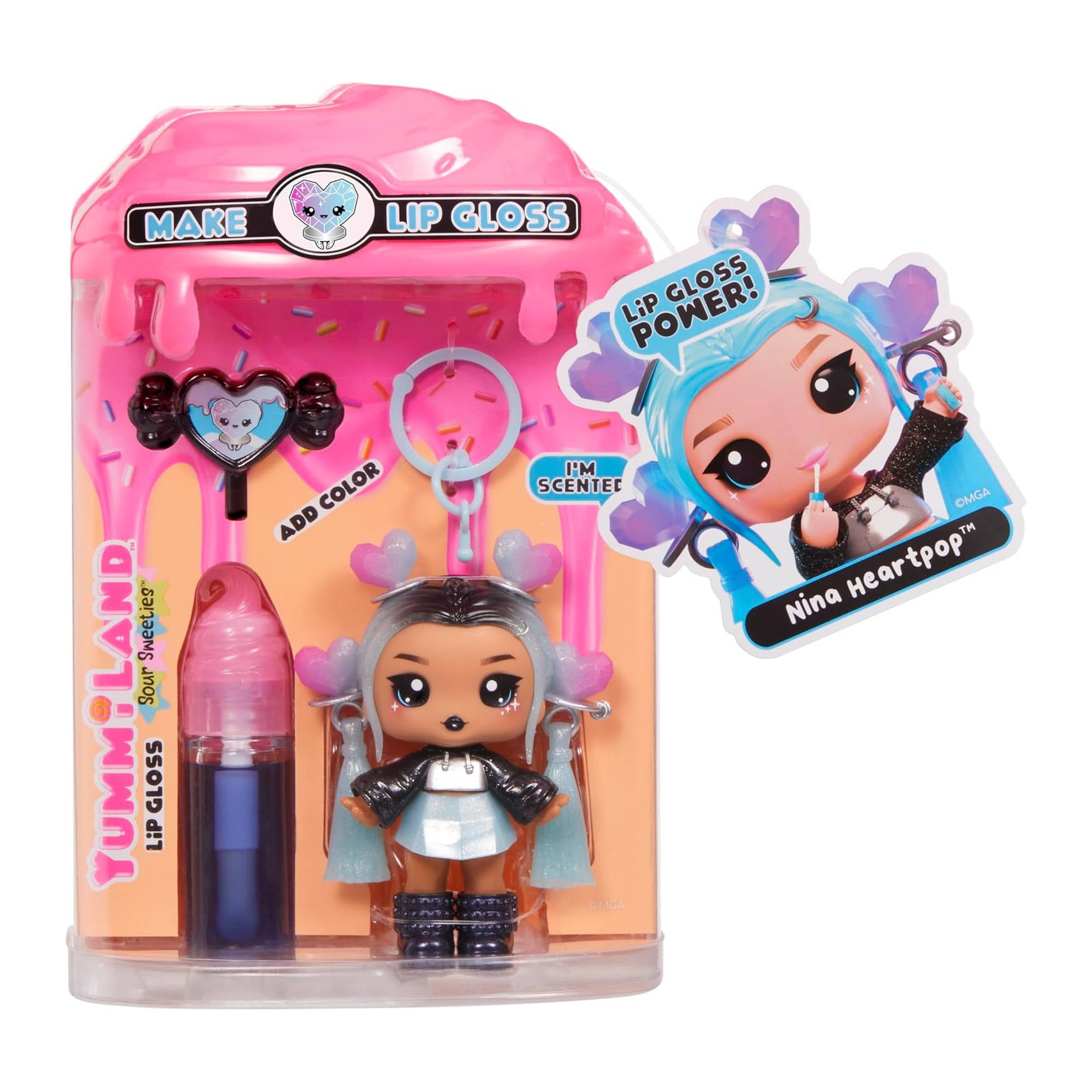 Yummiland Lip Gloss Sour Sweeties - Nina Heartpop - Toyworld NZ
