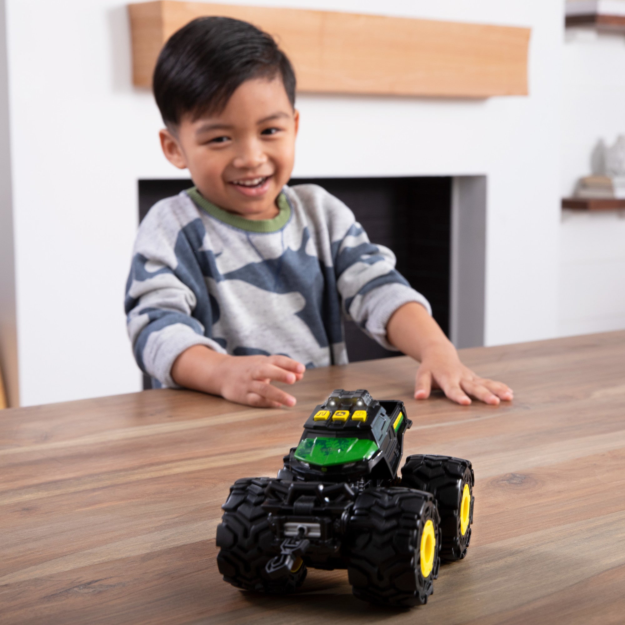 John Deere Kids 6 Inch Monster Treads Lights & Sounds Vehicle Gator
