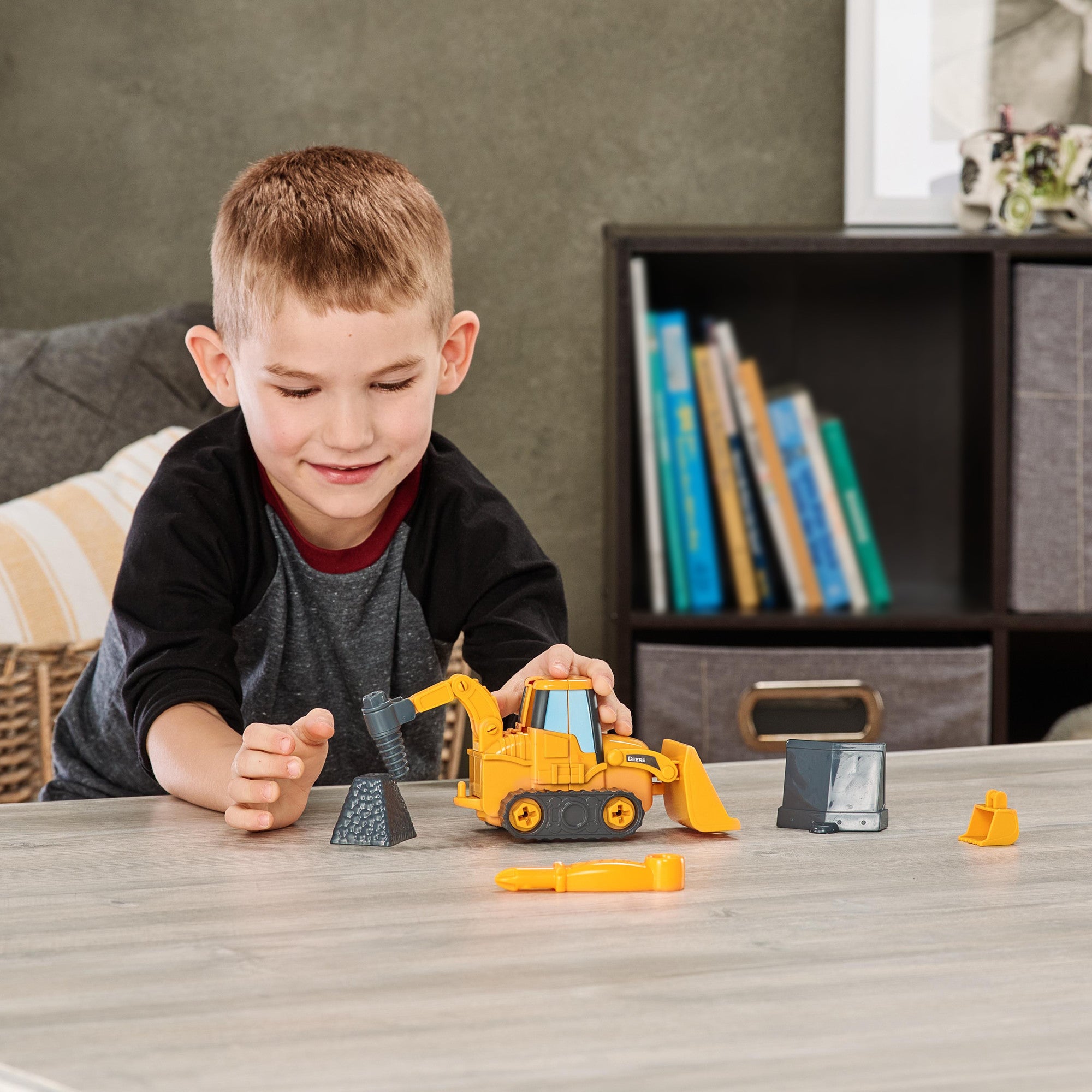 John Deere Kids Build-A-Buddy Backhoe Loader