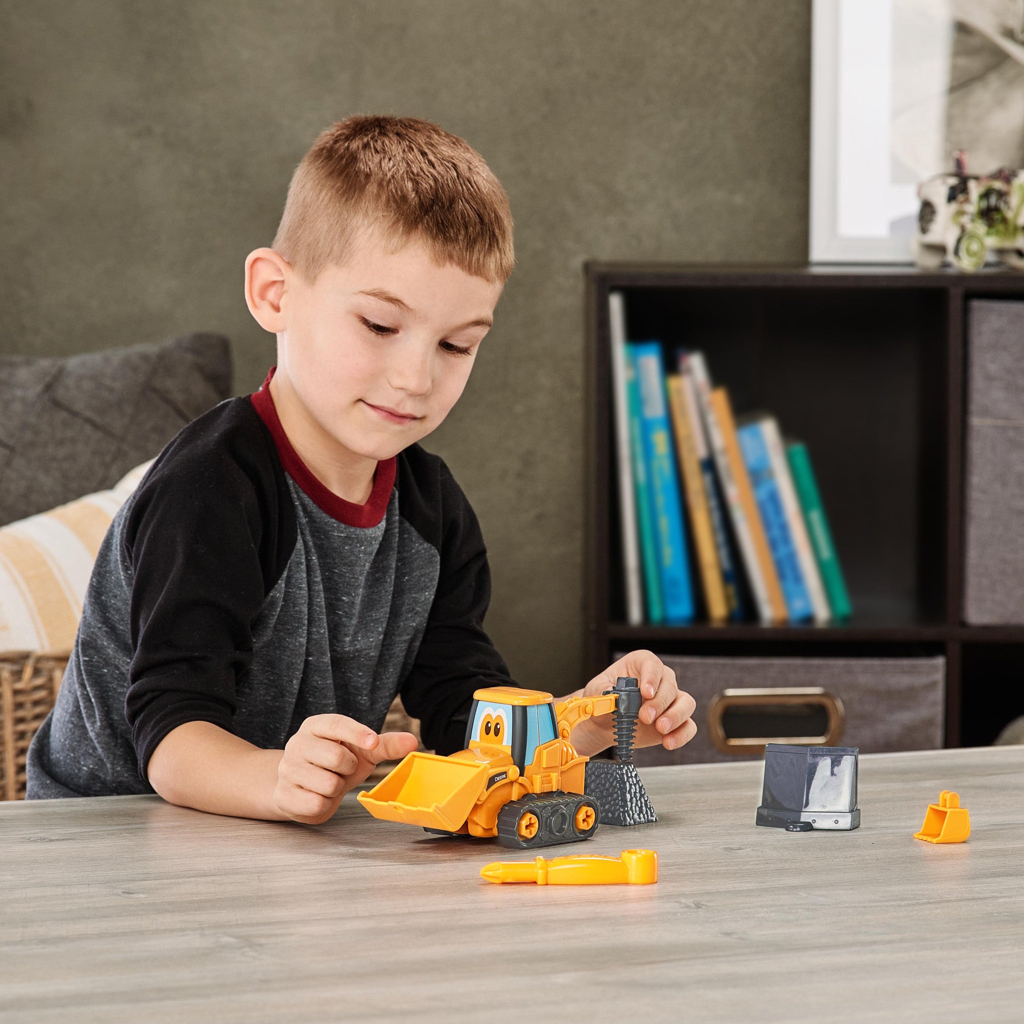 John Deere Kids Build-A-Buddy Backhoe Loader