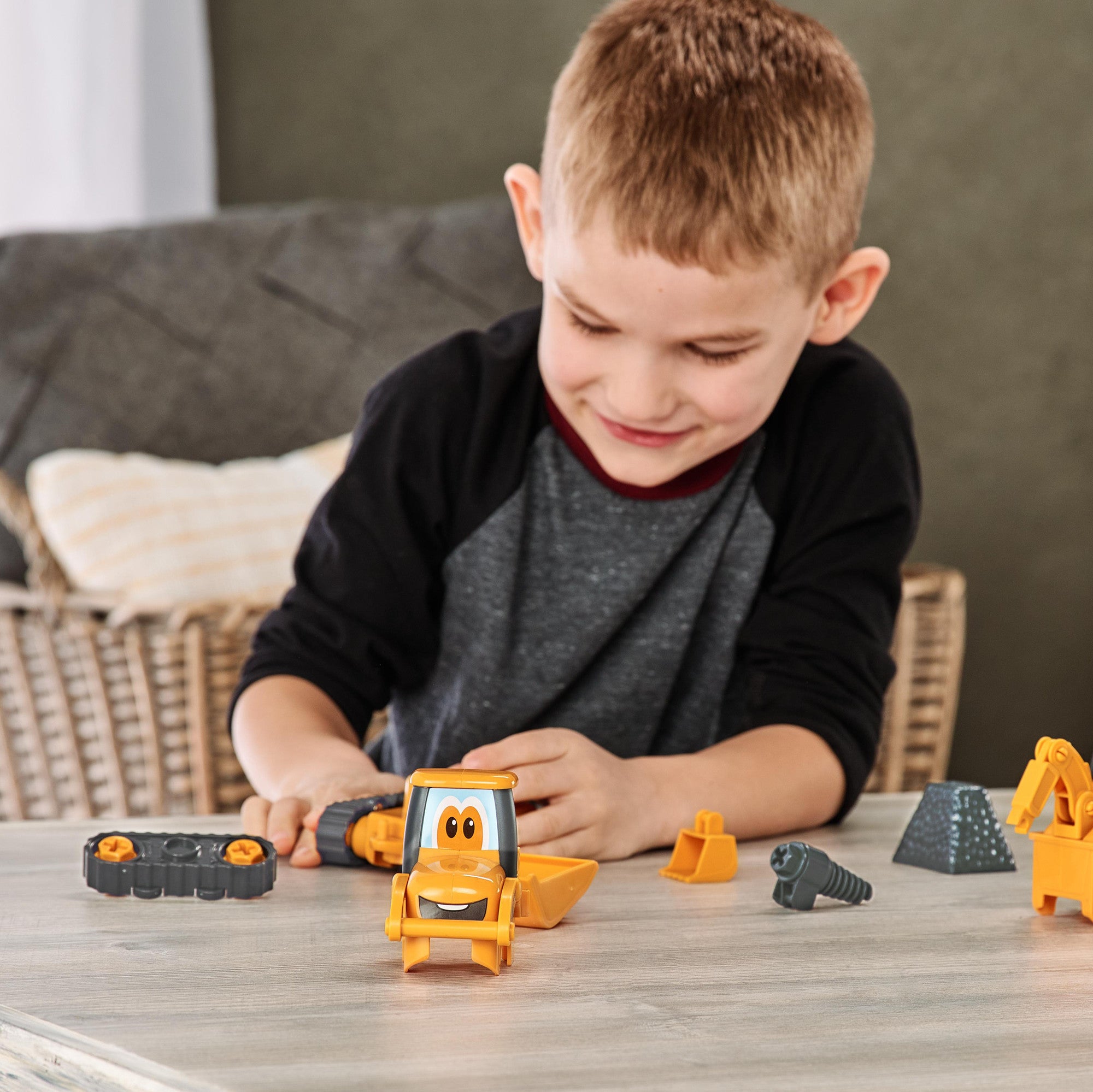 John Deere Kids Build-A-Buddy Backhoe Loader