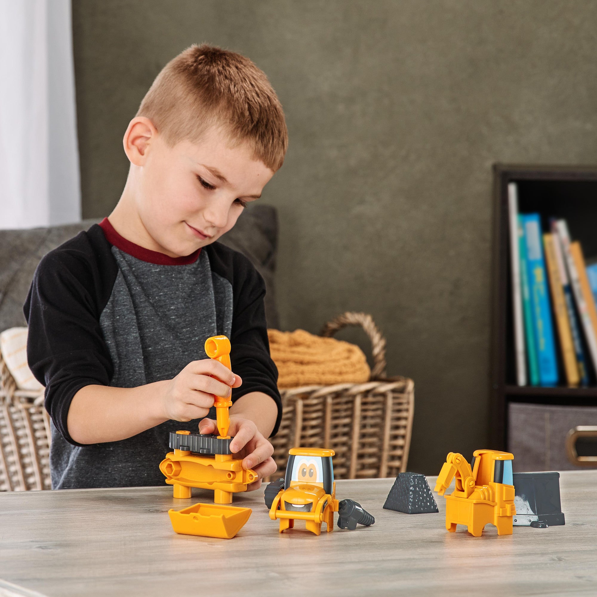 John Deere Kids Build-A-Buddy Backhoe Loader