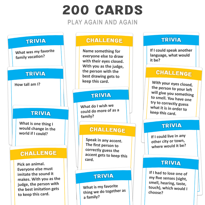 Do You Really Know Your Family Card Game