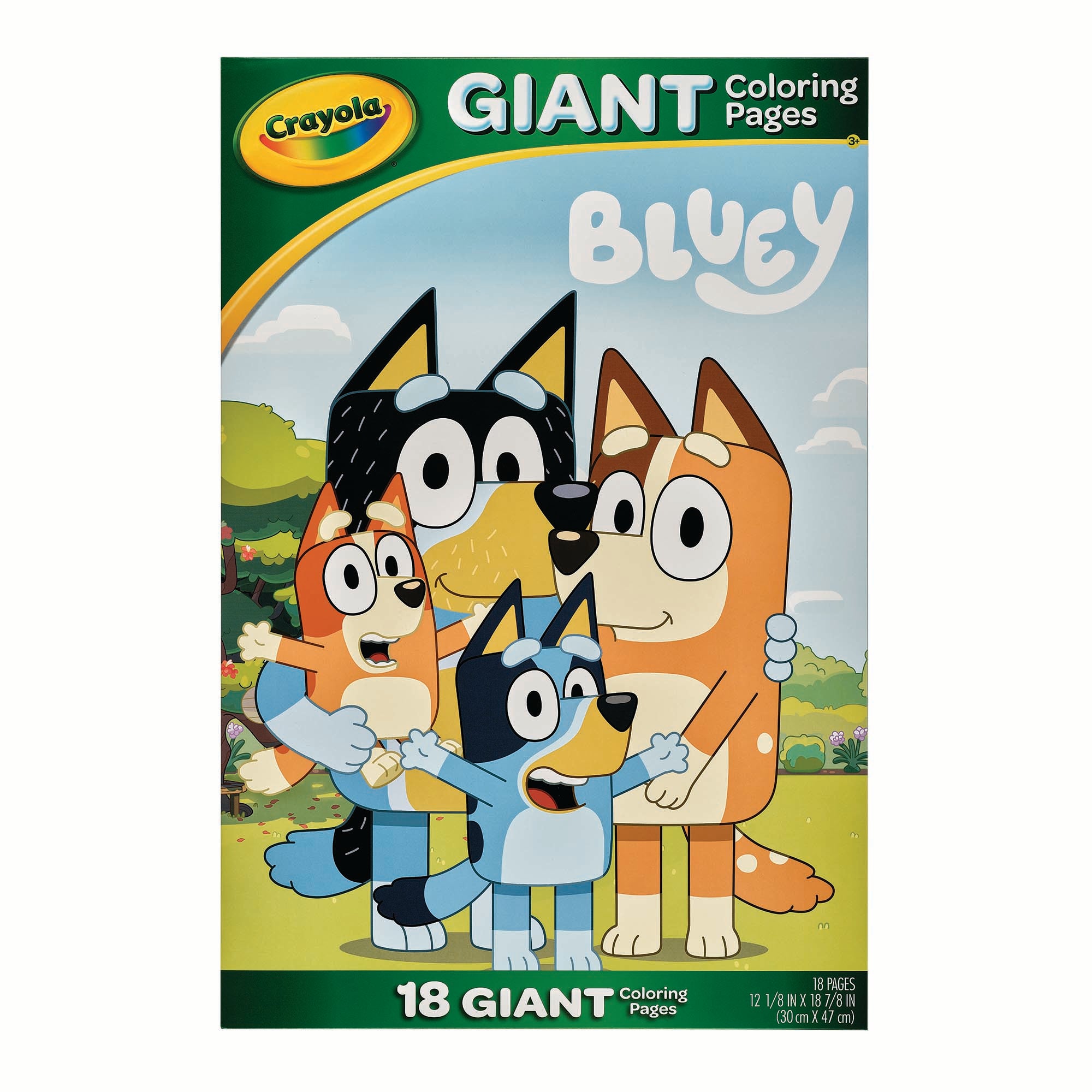 Crayola Giant Colouring Pages Bluey