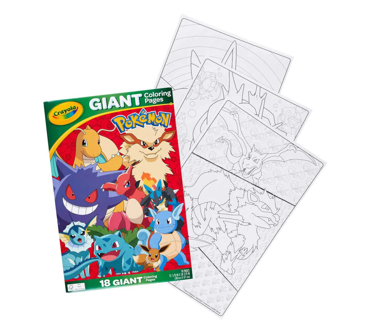 Crayola Giant Coloring Pages Pokemon