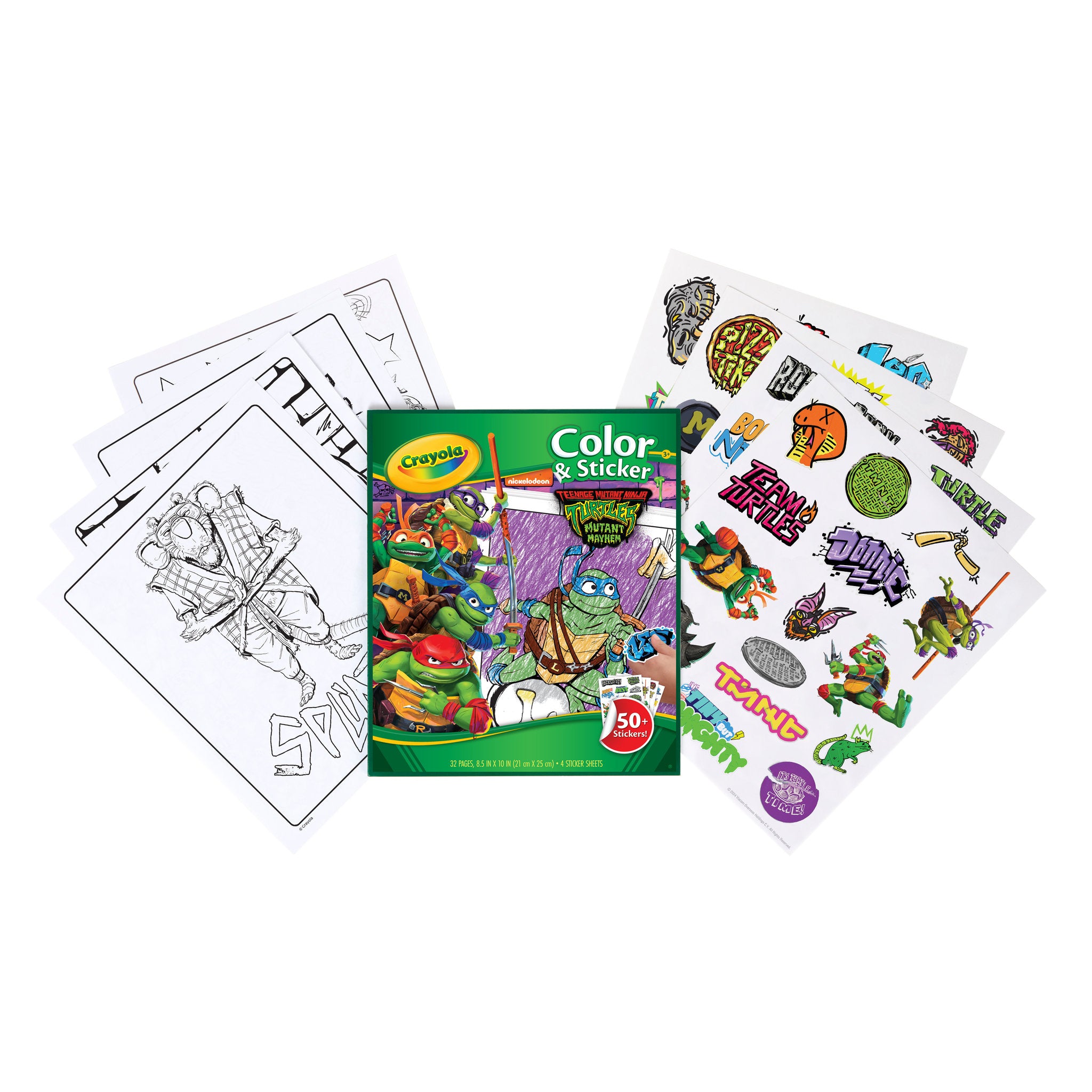 Crayola Color & Sticker Teenage Mutant Ninja Turtles