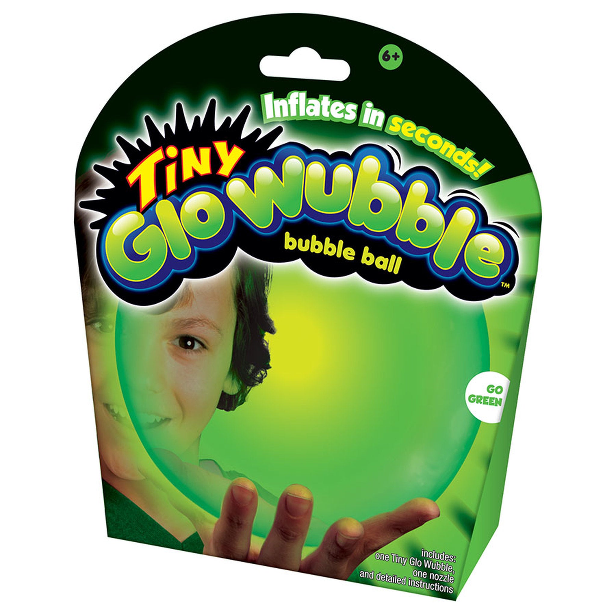 Wubble Tiny Bubble Ball - Glow Green