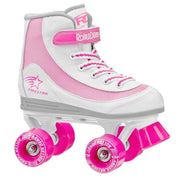 Roller Derby Firestar White/Pink Skates Size 4 - Toyworld NZ