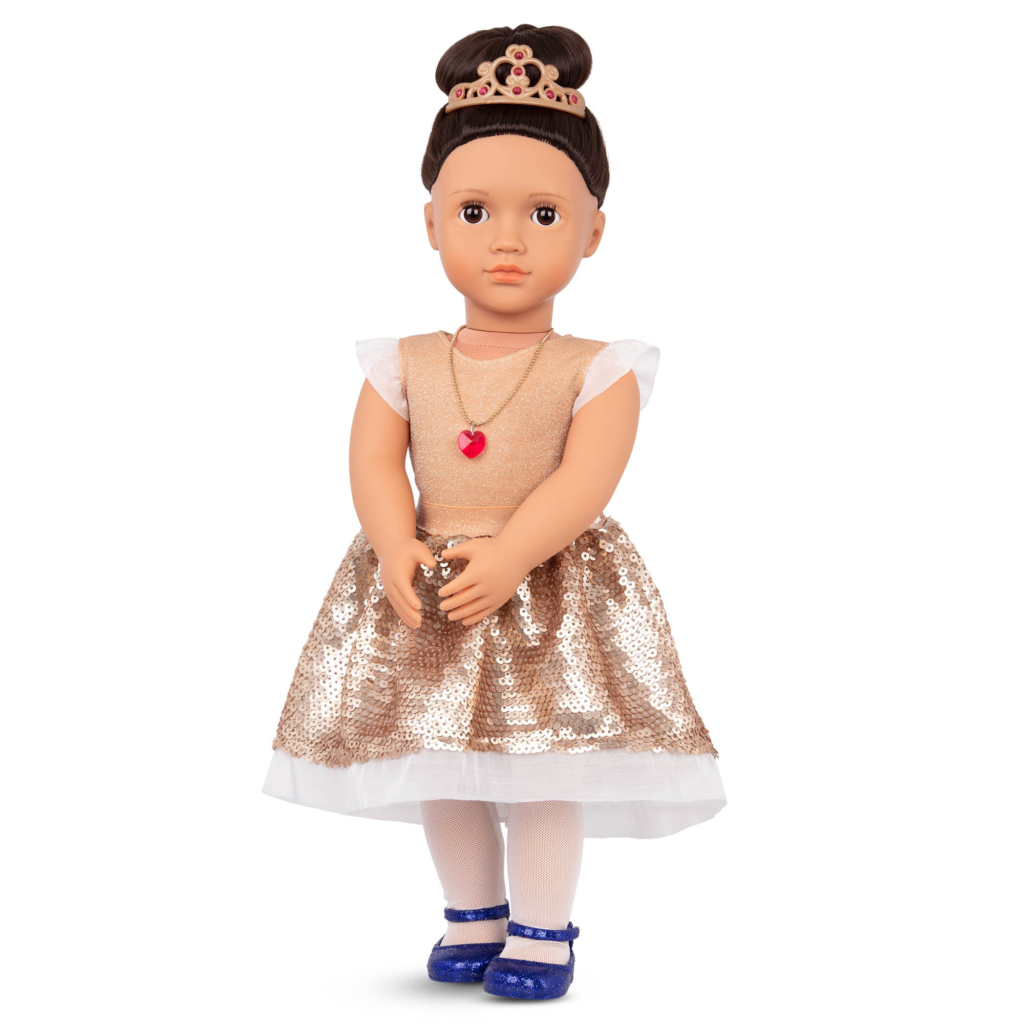 Our Generation 18 Inch(45cm) Deluxe Doll & Accessories Gift Set Amora "Full Of Love"