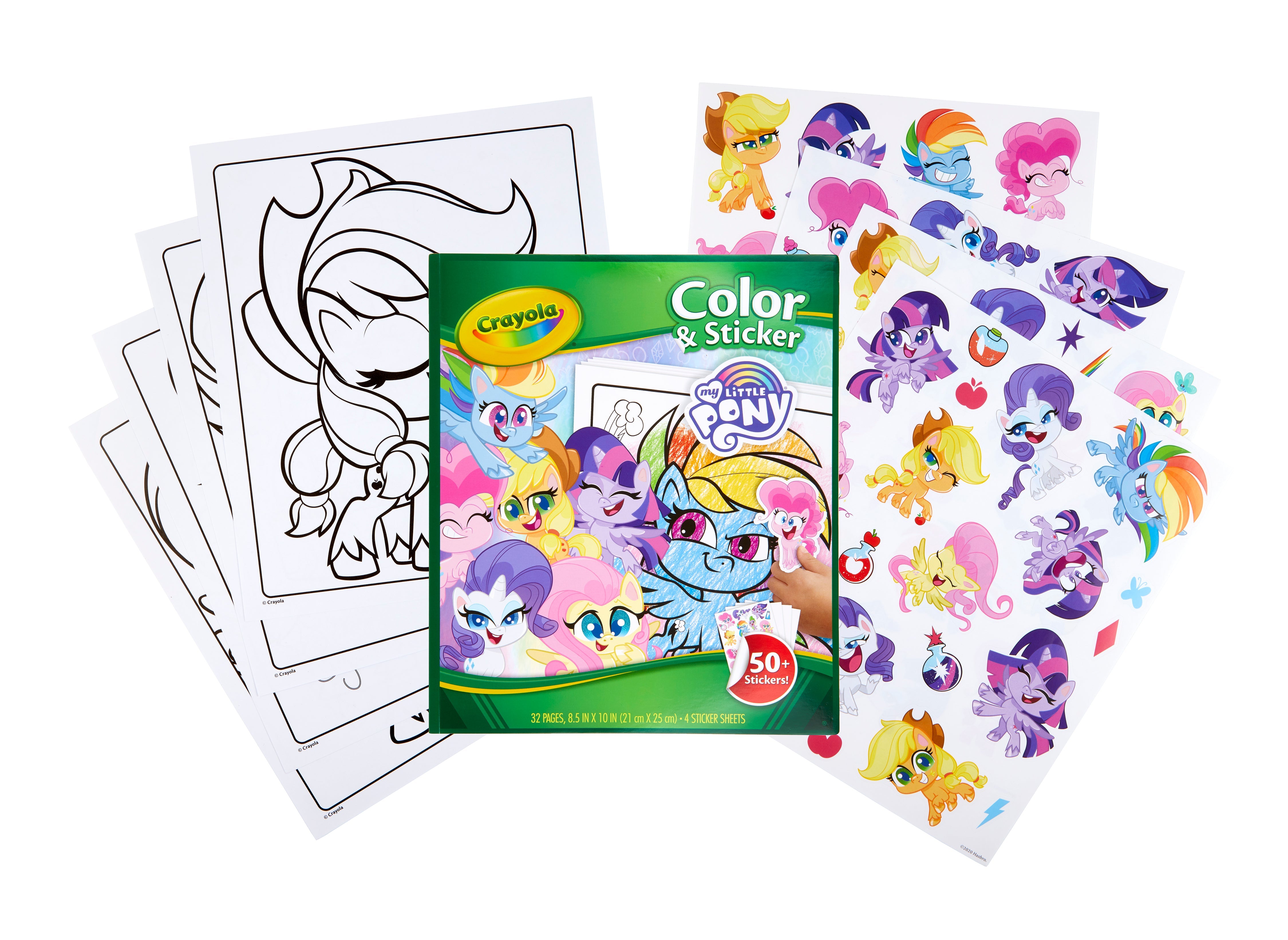 Crayola My Little Pony Colour & Sticker Book