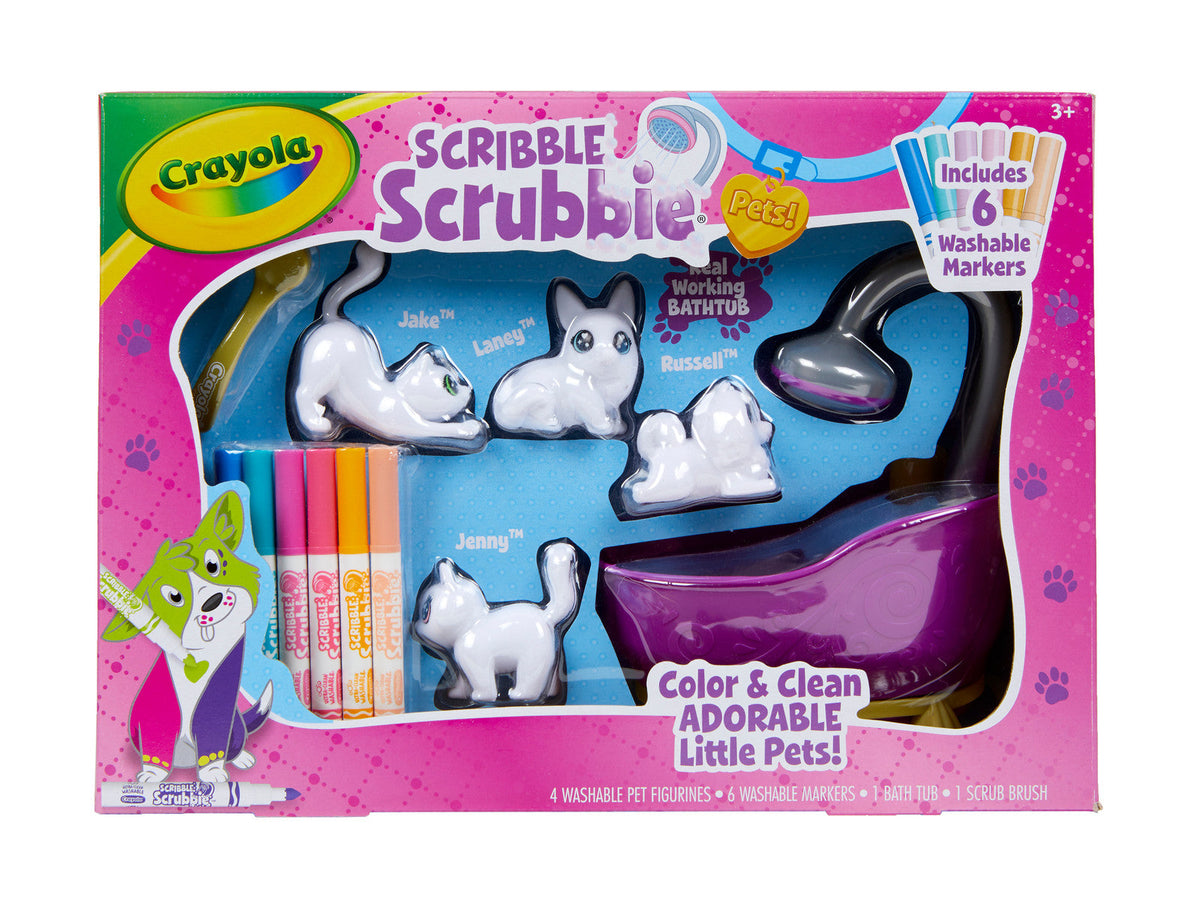 Crayola Scribble Scrubbie Pets Bath Tub Playset - Toyworld NZ