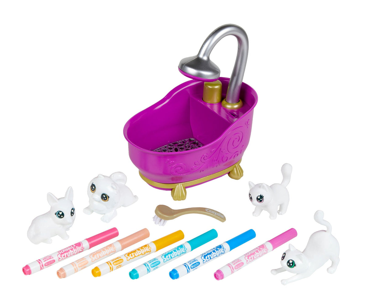 Crayola Scribble Scrubbie Pets Bath Tub Playset - Toyworld NZ
