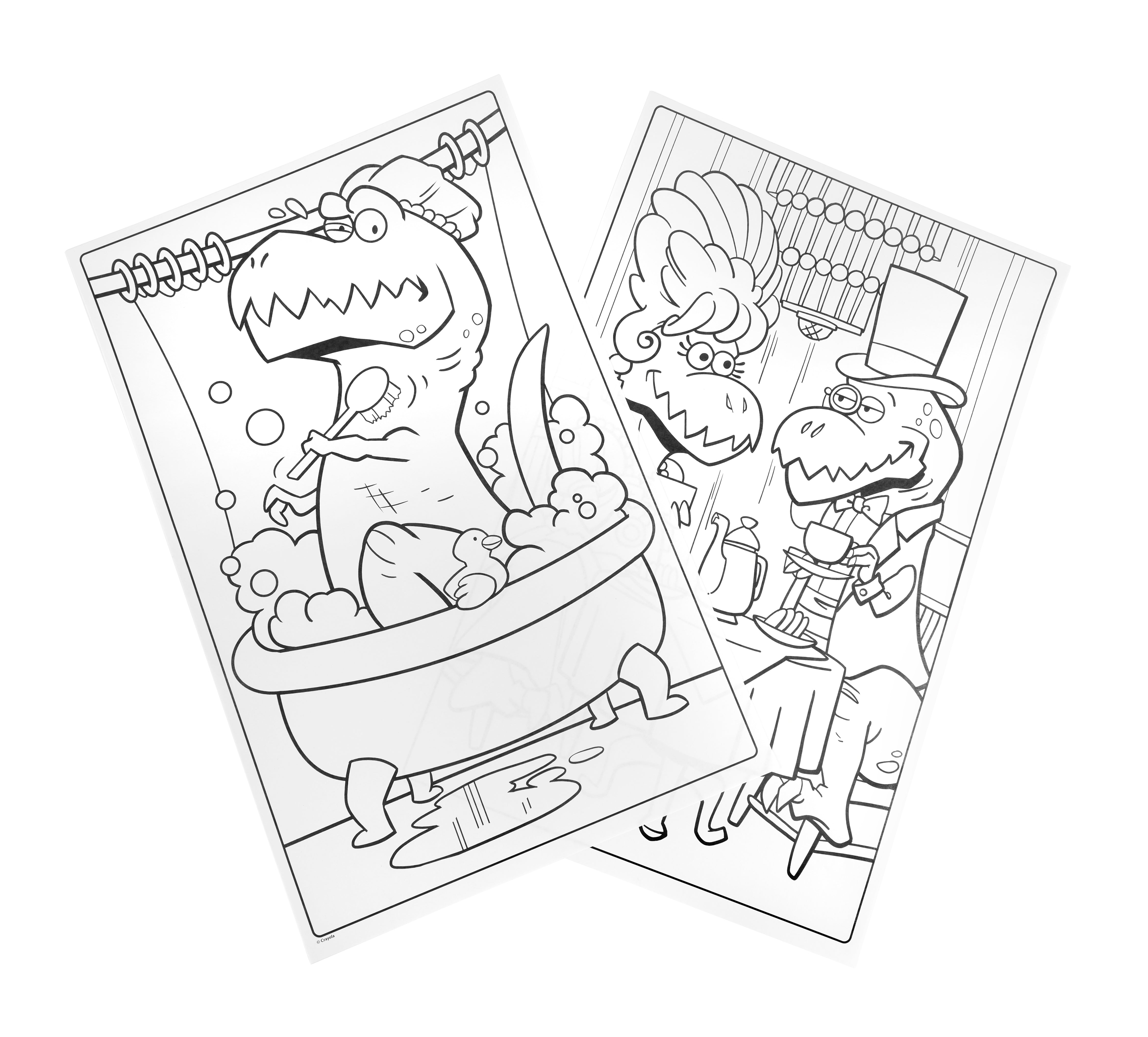 Crayola The Trouble With T-Rex Giant Colouring Pages