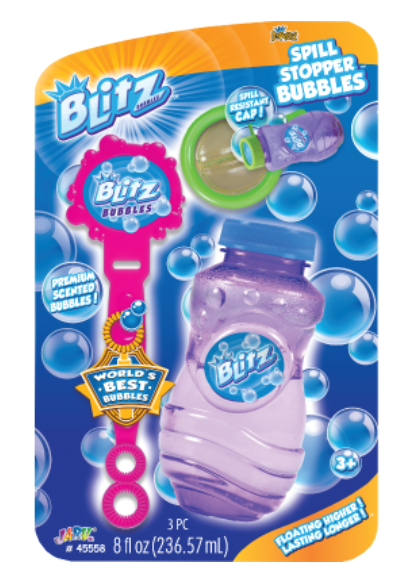 JA-RU BLITZ BUBBLES SPILL STOPPER BUBBLES