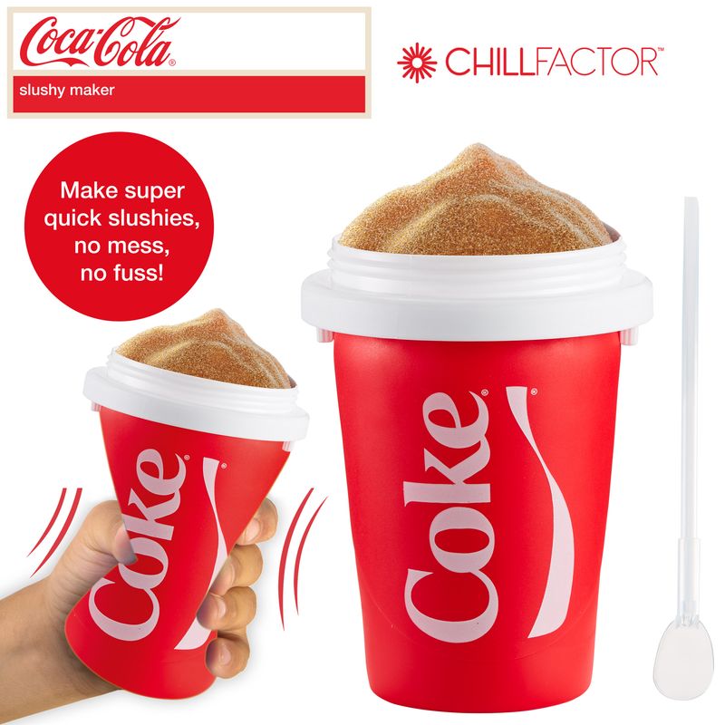 Chill Factor Coca-Cola Slushy Maker Red/White