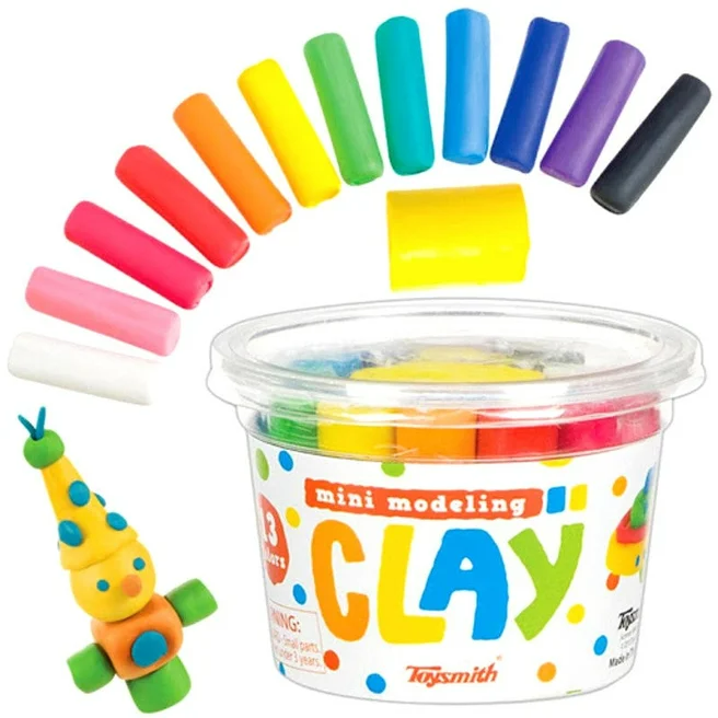 Rainbow Clay In Tub