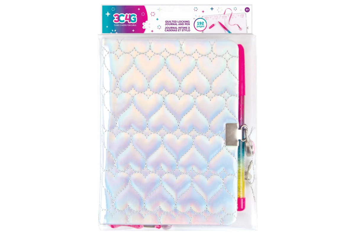 3C4G Quilted Locking Journal And Pen