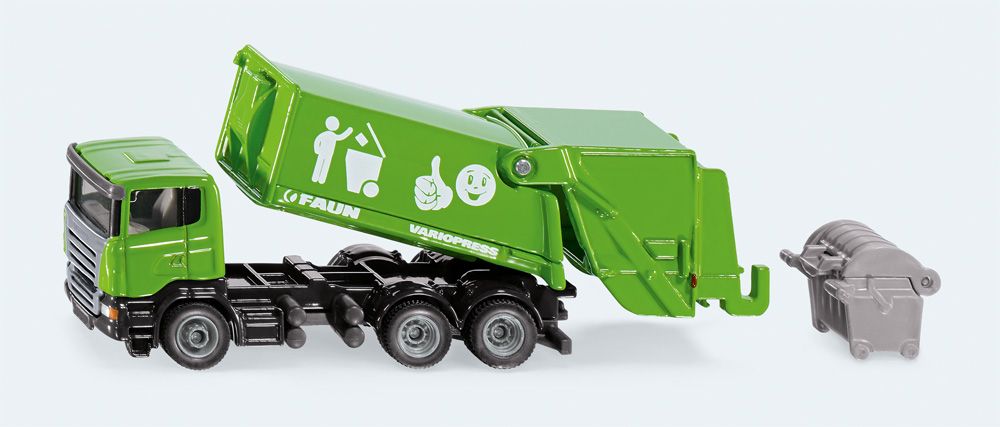 Siku 1890 1:87 Scania Rubbish Truck With Skip Bin