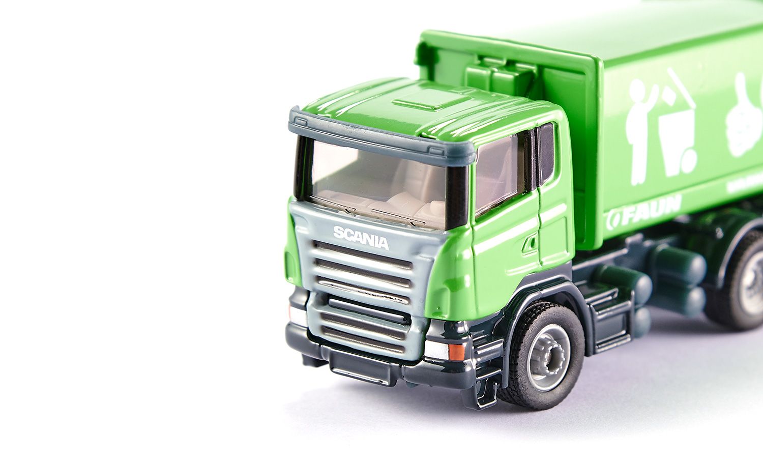 Siku 1890 1:87 Scania Rubbish Truck With Skip Bin