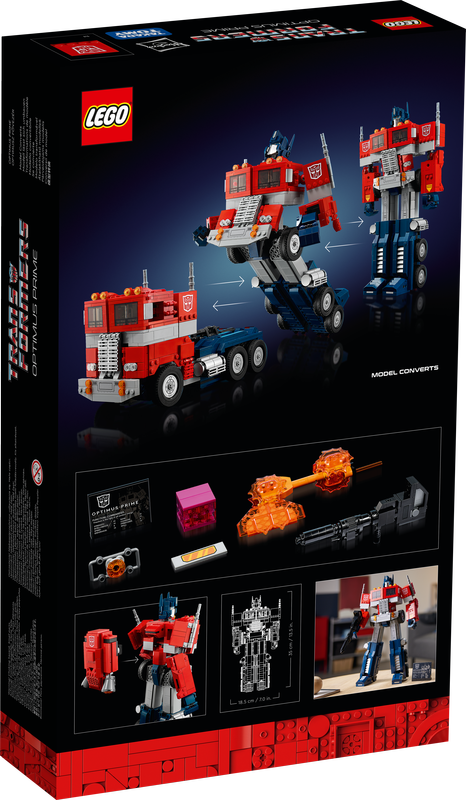 LEGO 10302 Icons Transformers Optimus Prime - Toyworld NZ