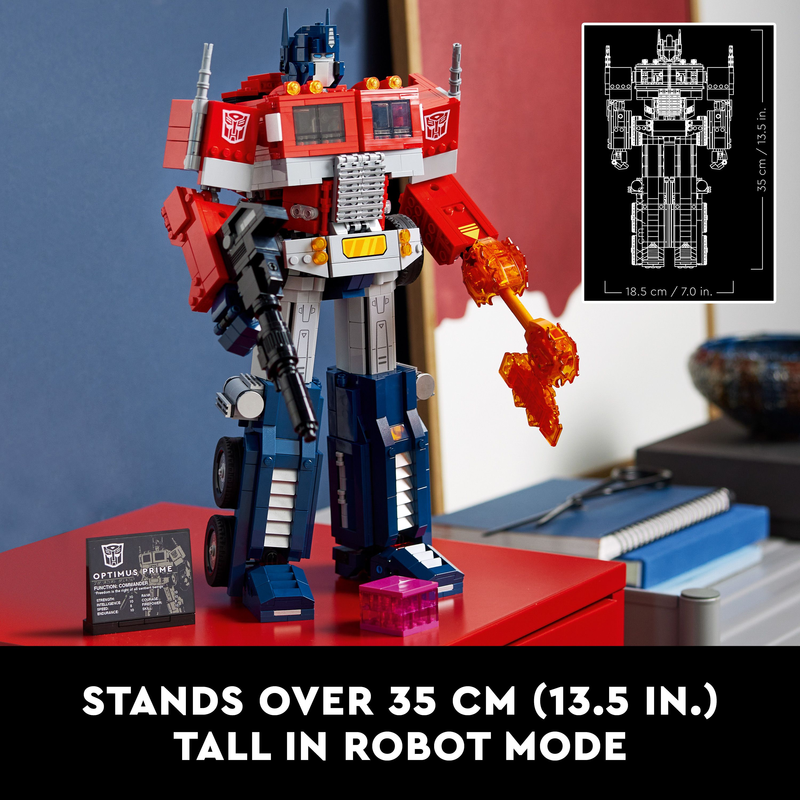 LEGO 10302 Icons Transformers Optimus Prime - Toyworld NZ