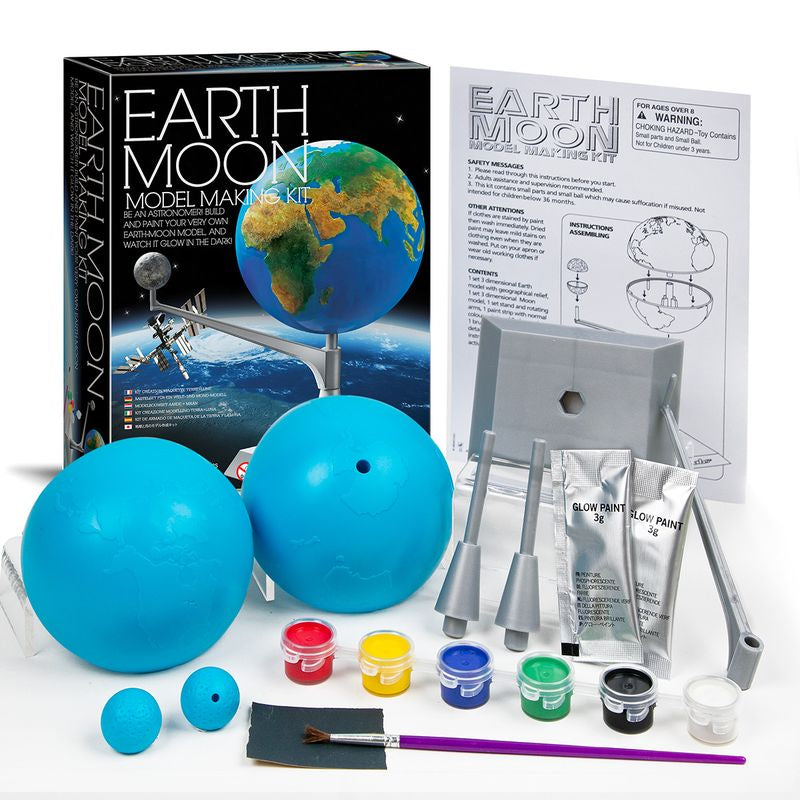 4M KidzLabs Earth Moon Model Making Kit