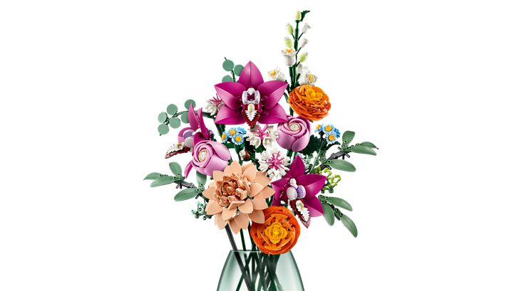 LEGO 10342 Botanicals Pretty Pink Flower Bouquet