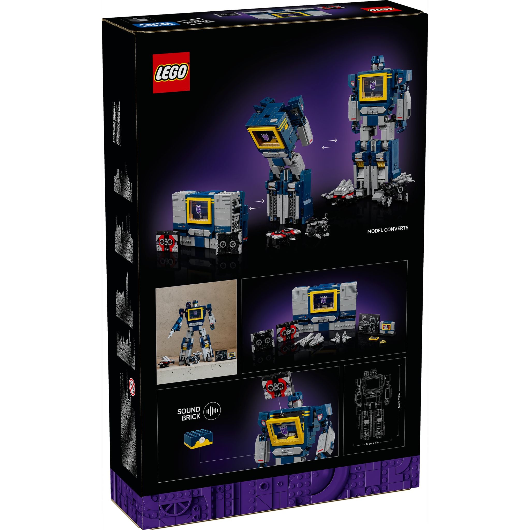 LEGO 10358 Icons Transformers: Soundwave