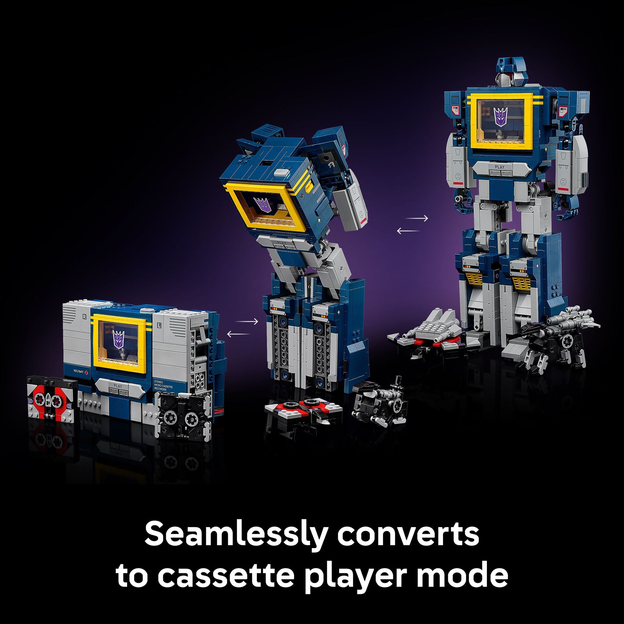 LEGO 10358 Icons Transformers: Soundwave