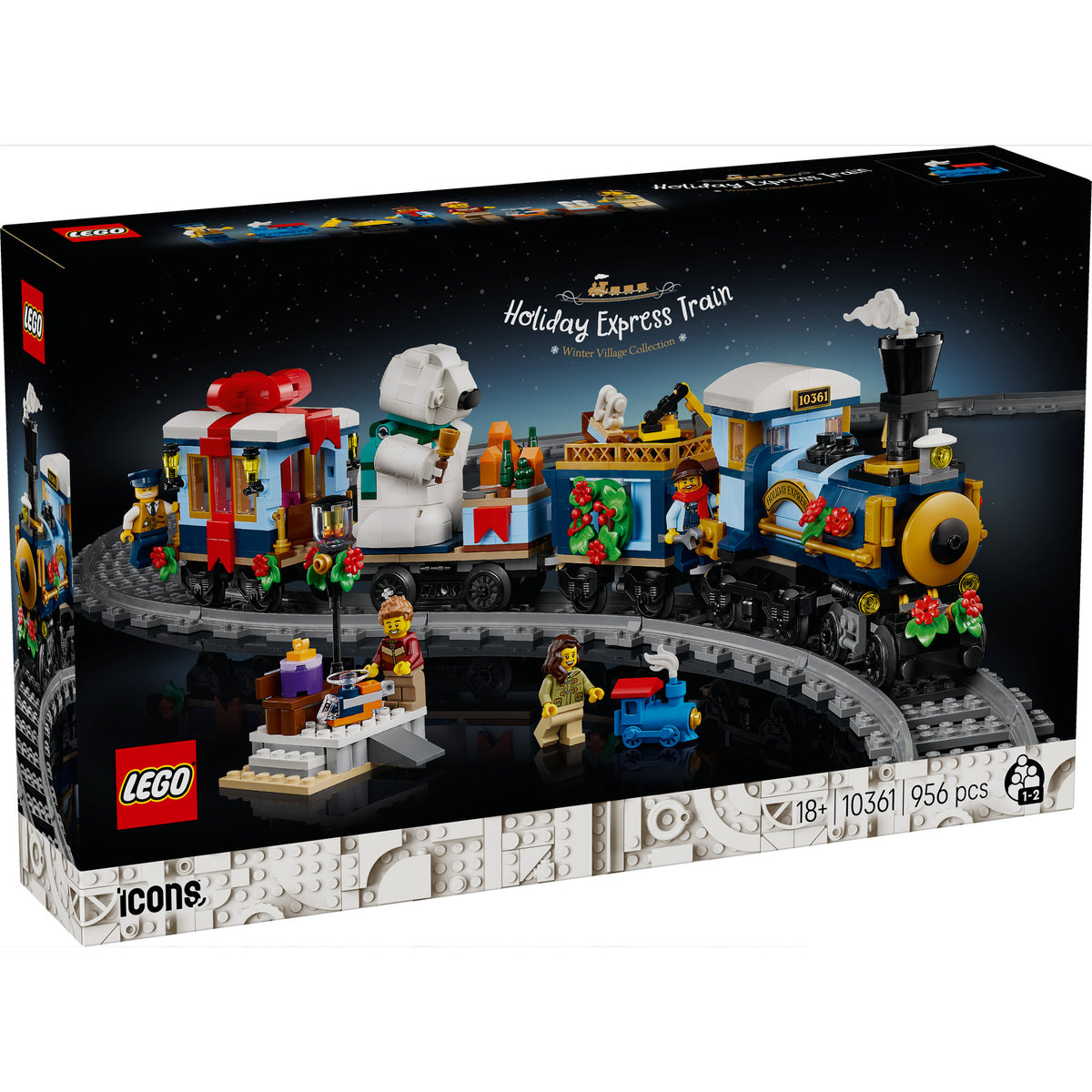Toyworld Train Model LEGO 10361 Icons Holiday Express Train – Toyworld NZ