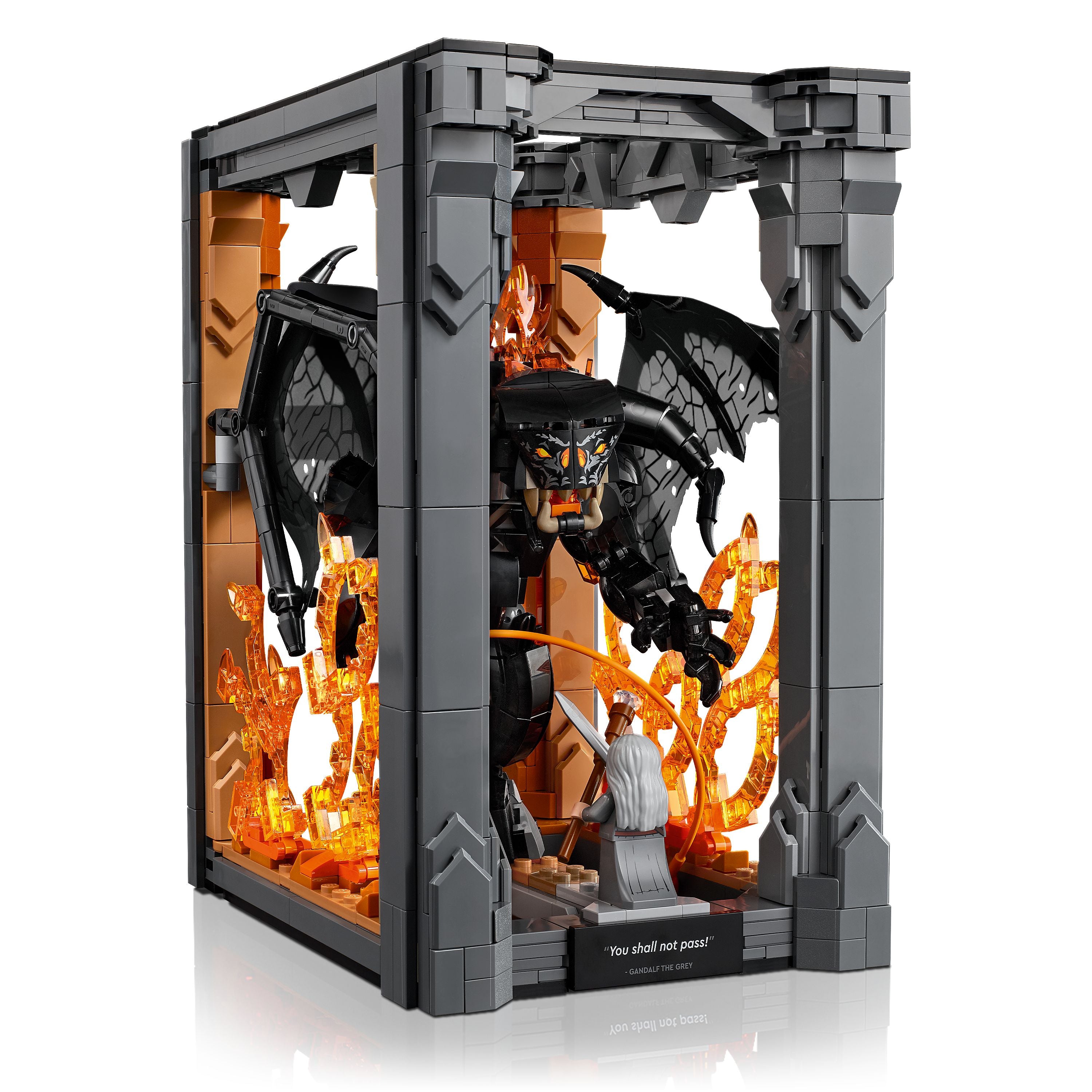 LEGO 10367 Icons The Lord of the Rings Balrog Book Nook