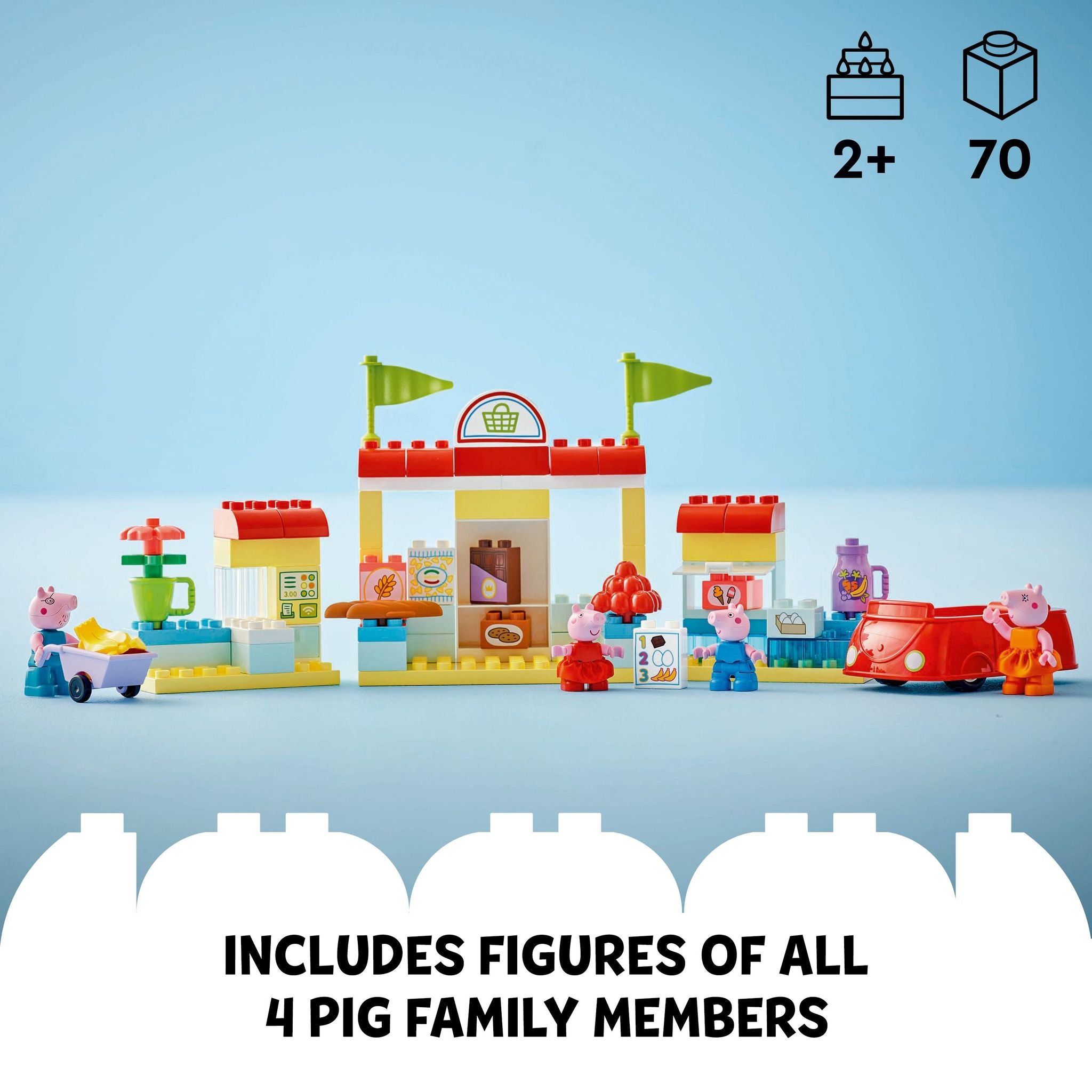 LEGO 10434 DUPLO Peppa Pig Supermarket