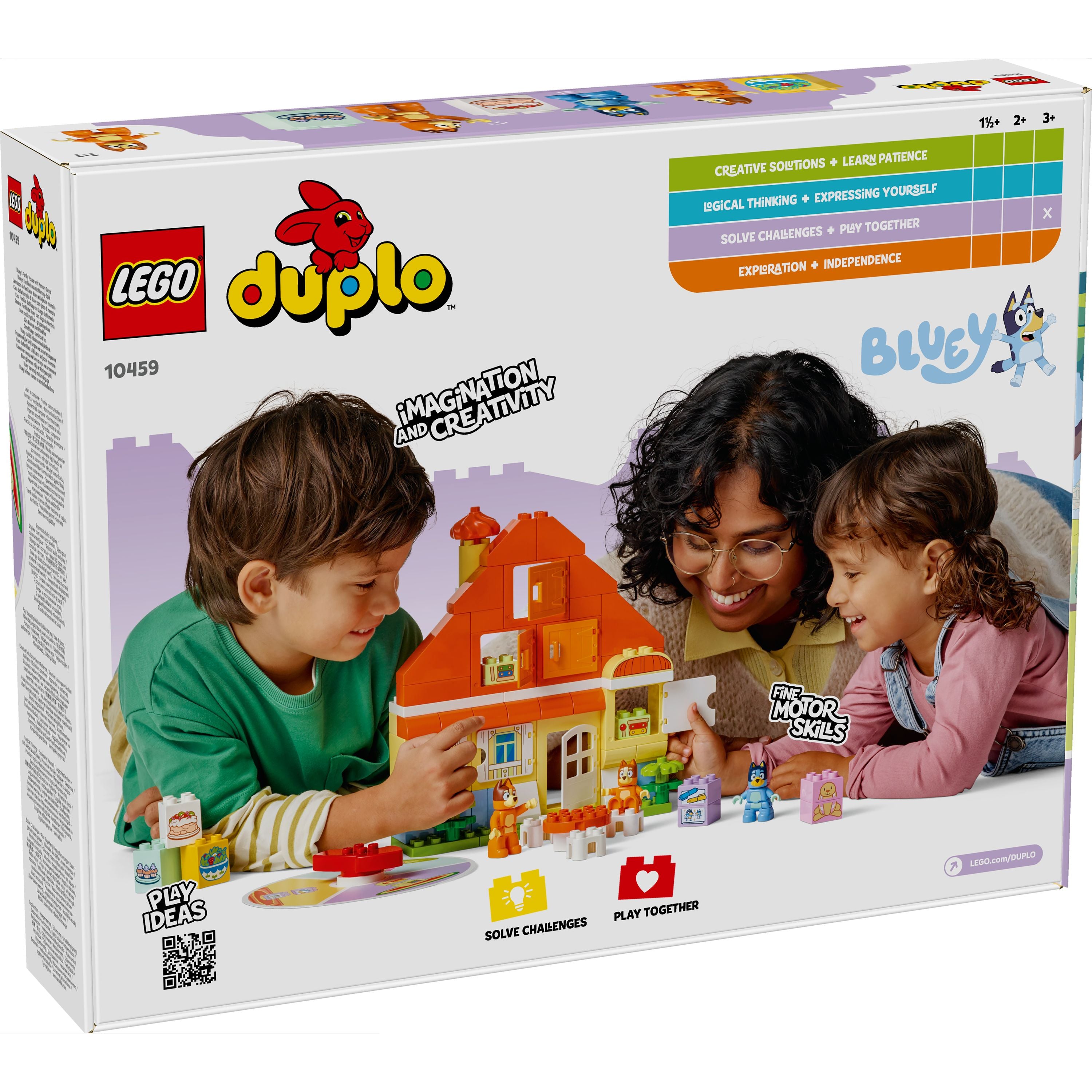 LEGO 10459 DUPLO Bluey: Bluey’s Family House with Memory Game