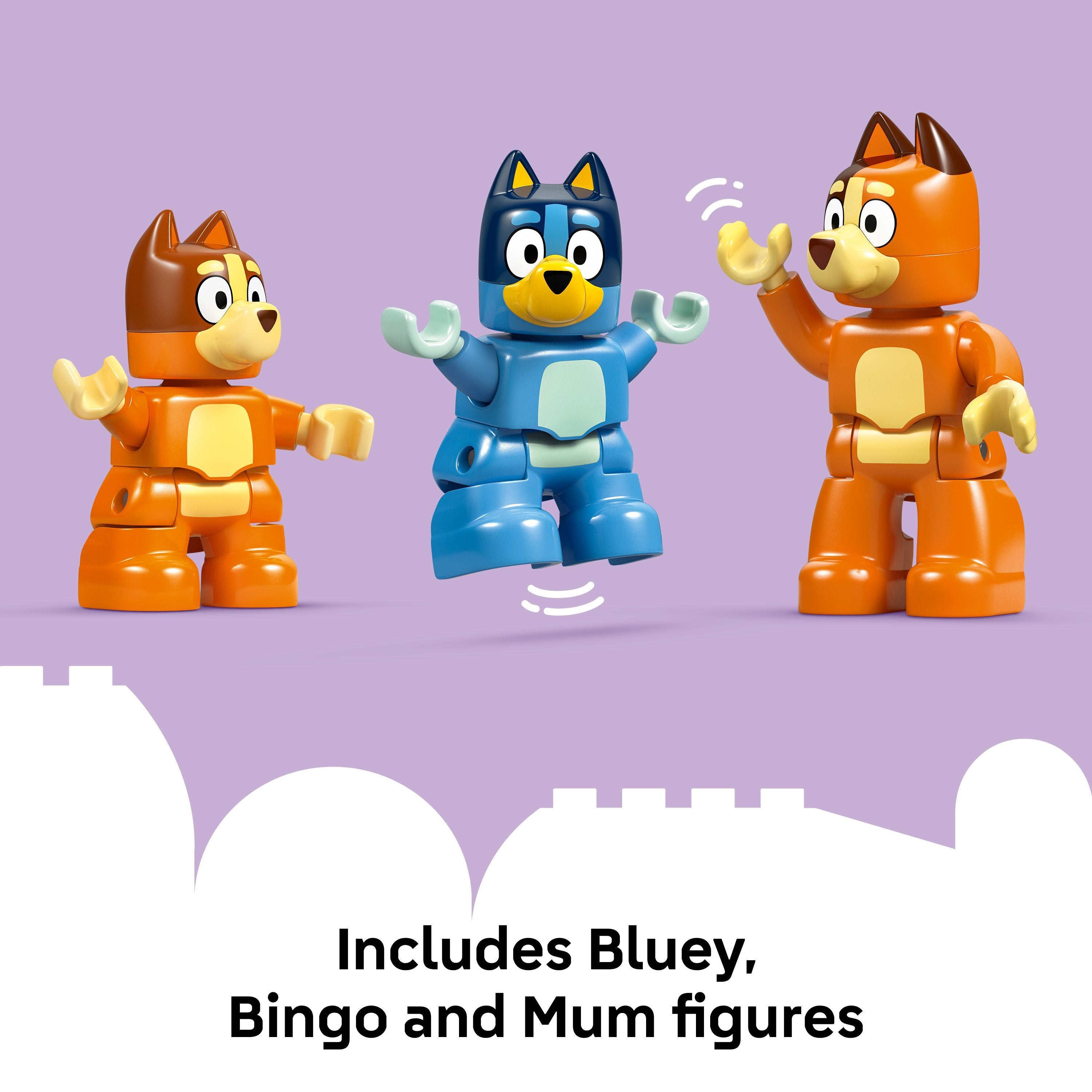LEGO 10459 DUPLO Bluey: Bluey’s Family House with Memory Game