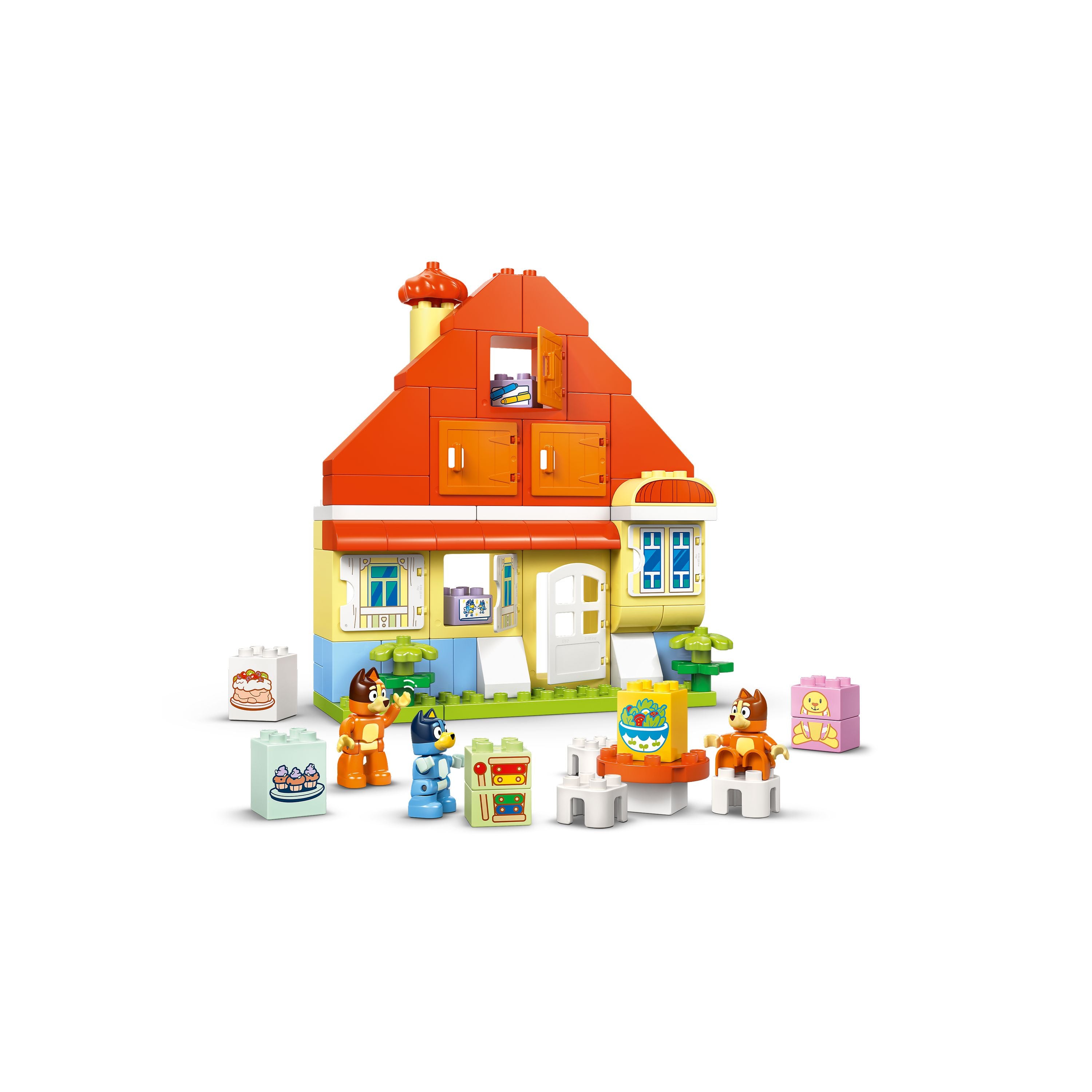 LEGO 10459 DUPLO Bluey: Bluey’s Family House with Memory Game