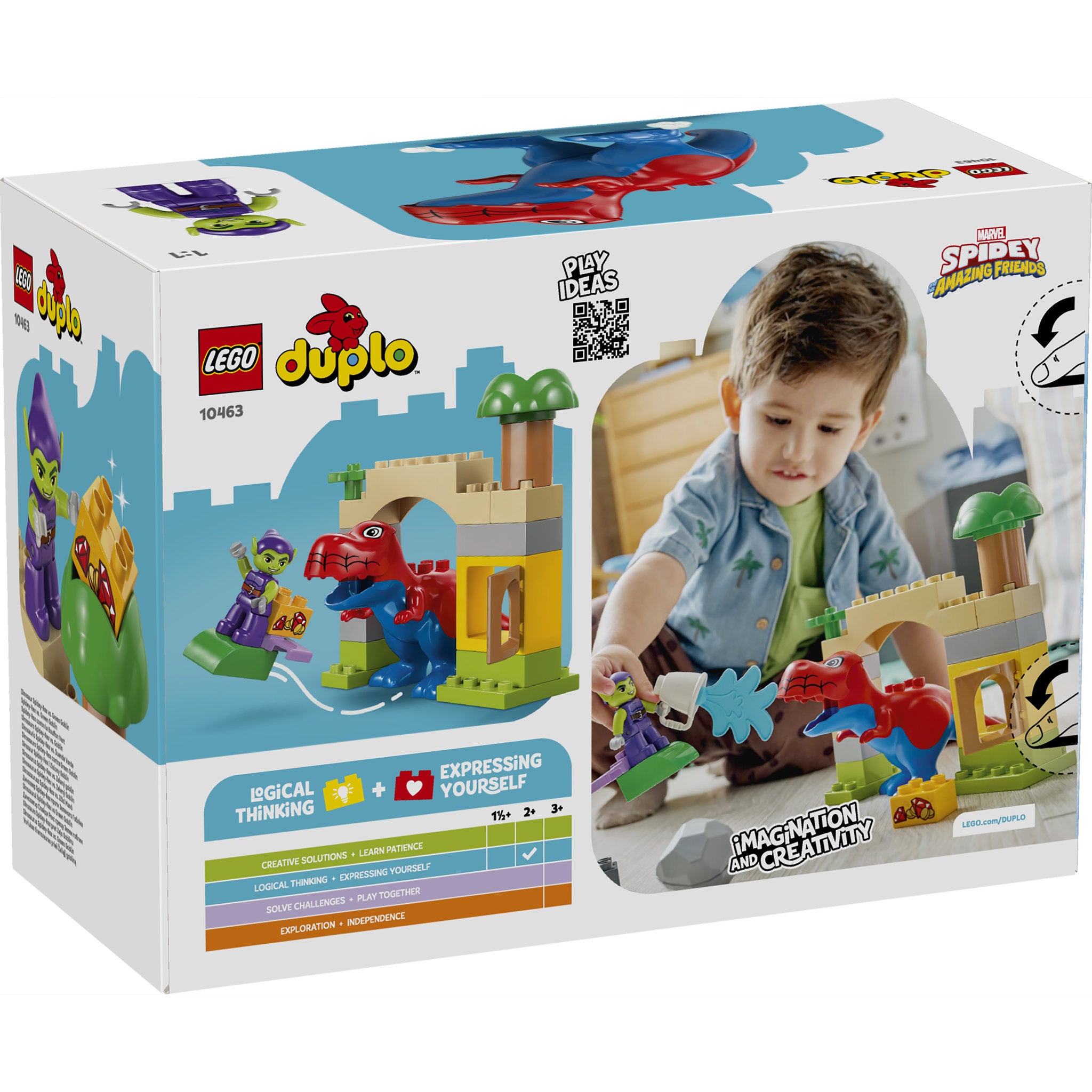 LEGO 10463 Duplo Disney Dinosaur Spidey-Rex vs. Green Goblin - Toyworld NZ