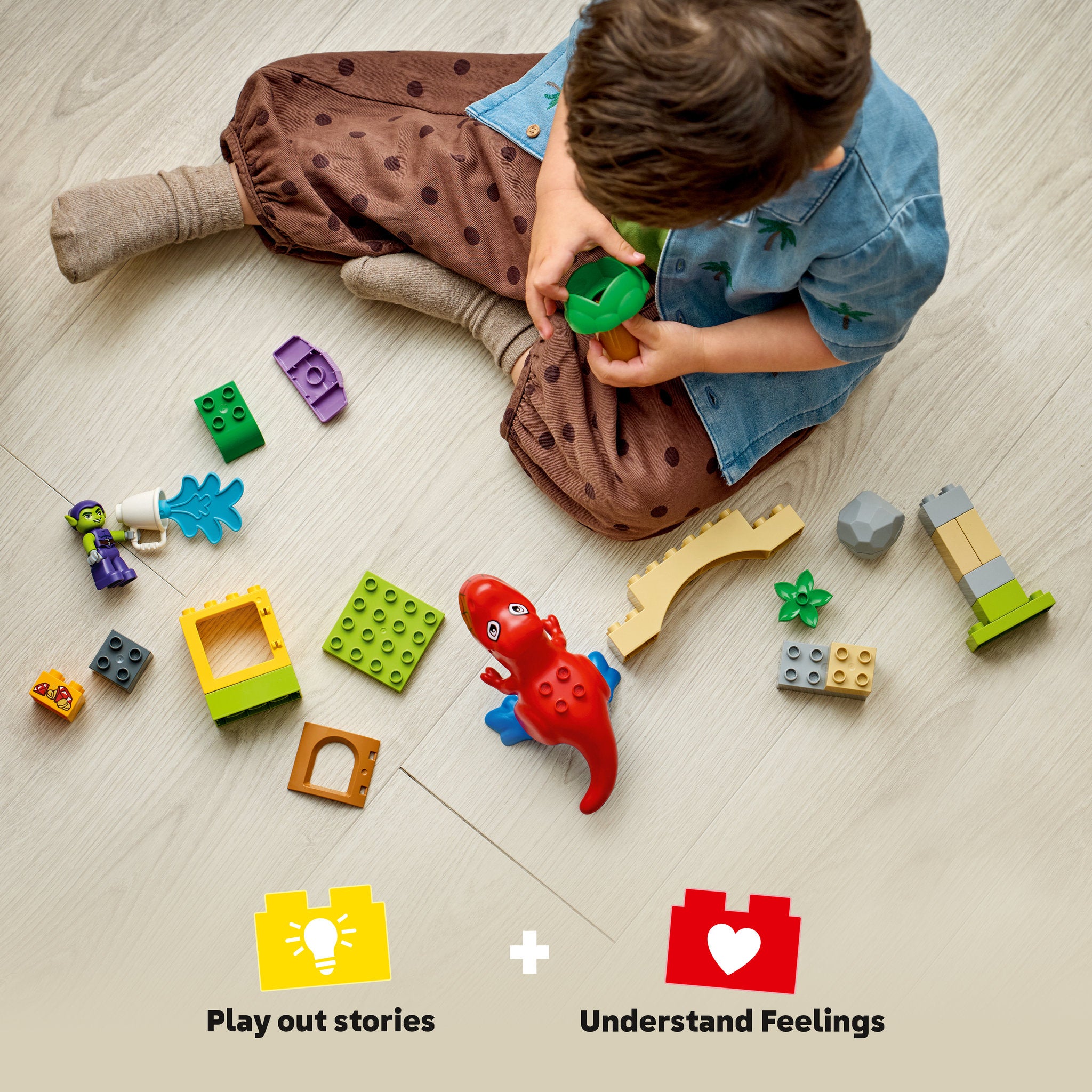 LEGO 10463 Duplo Disney Dinosaur Spidey-Rex vs. Green Goblin - Toyworld NZ