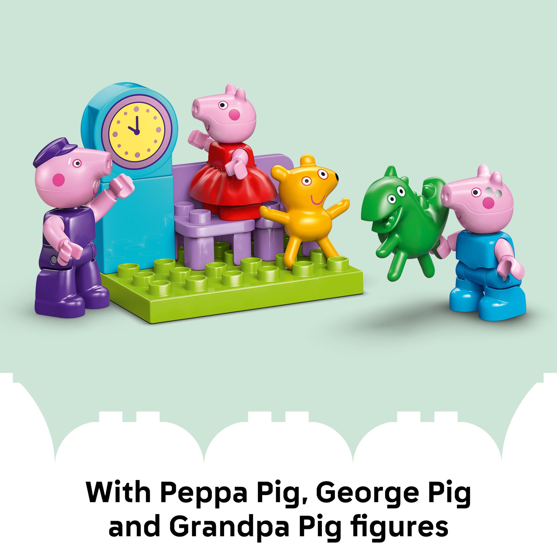 LEGO 10466 Duplo Peppa Pig Train Ride with Grandpa Pig - Toyworld NZ