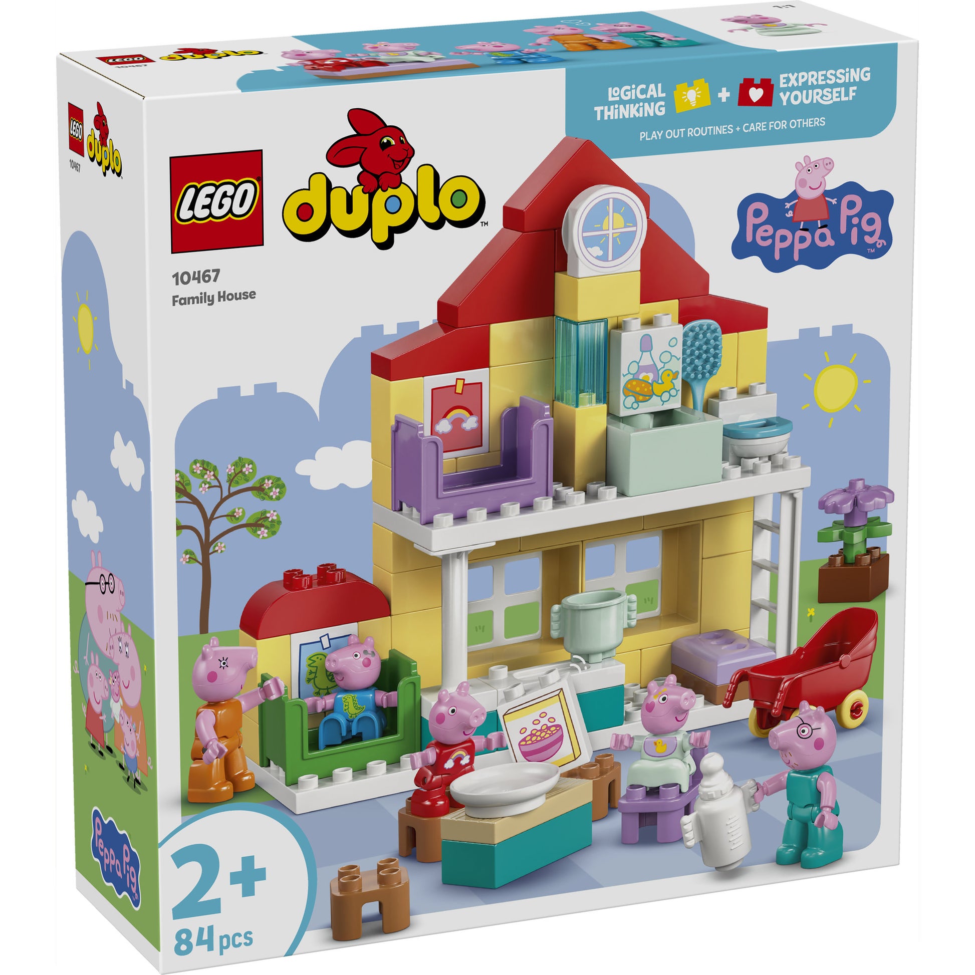 LEGO 10467 Duplo Peppa Pig Family House - Toyworld NZ