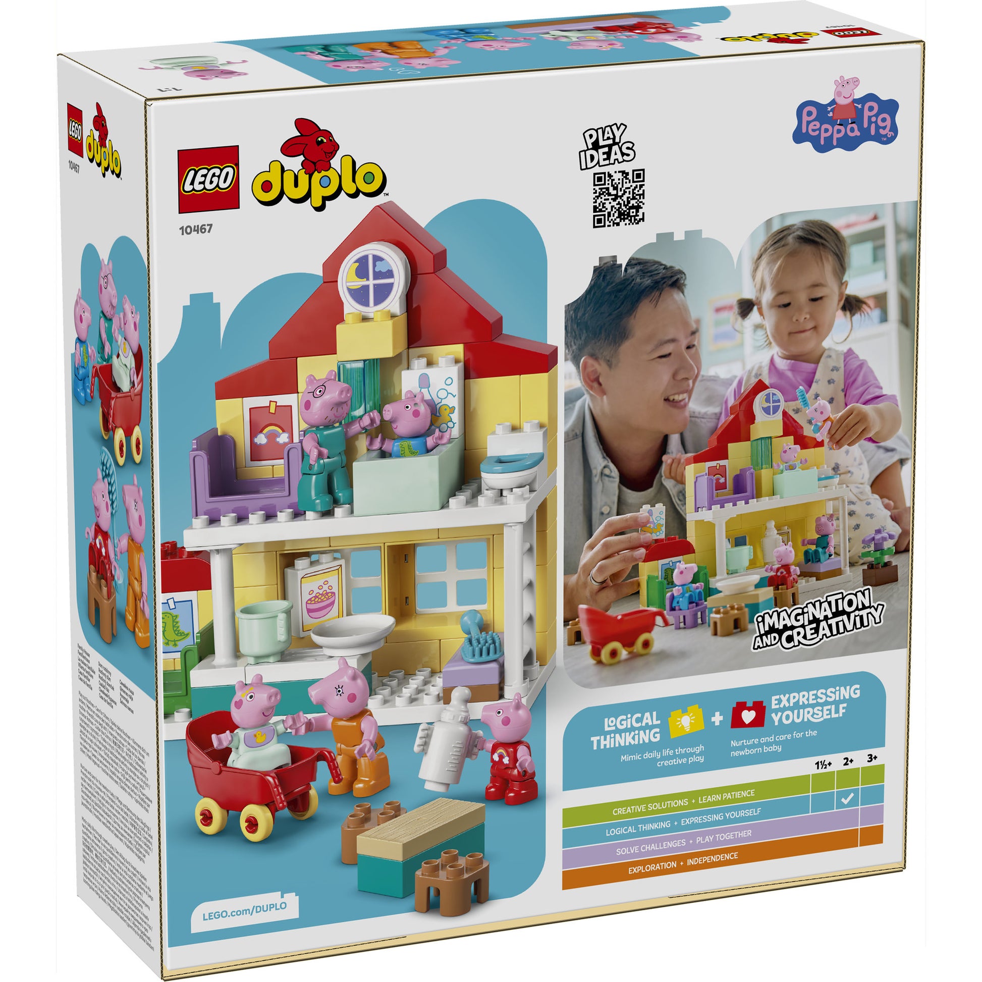 LEGO 10467 Duplo Peppa Pig Family House - Toyworld NZ