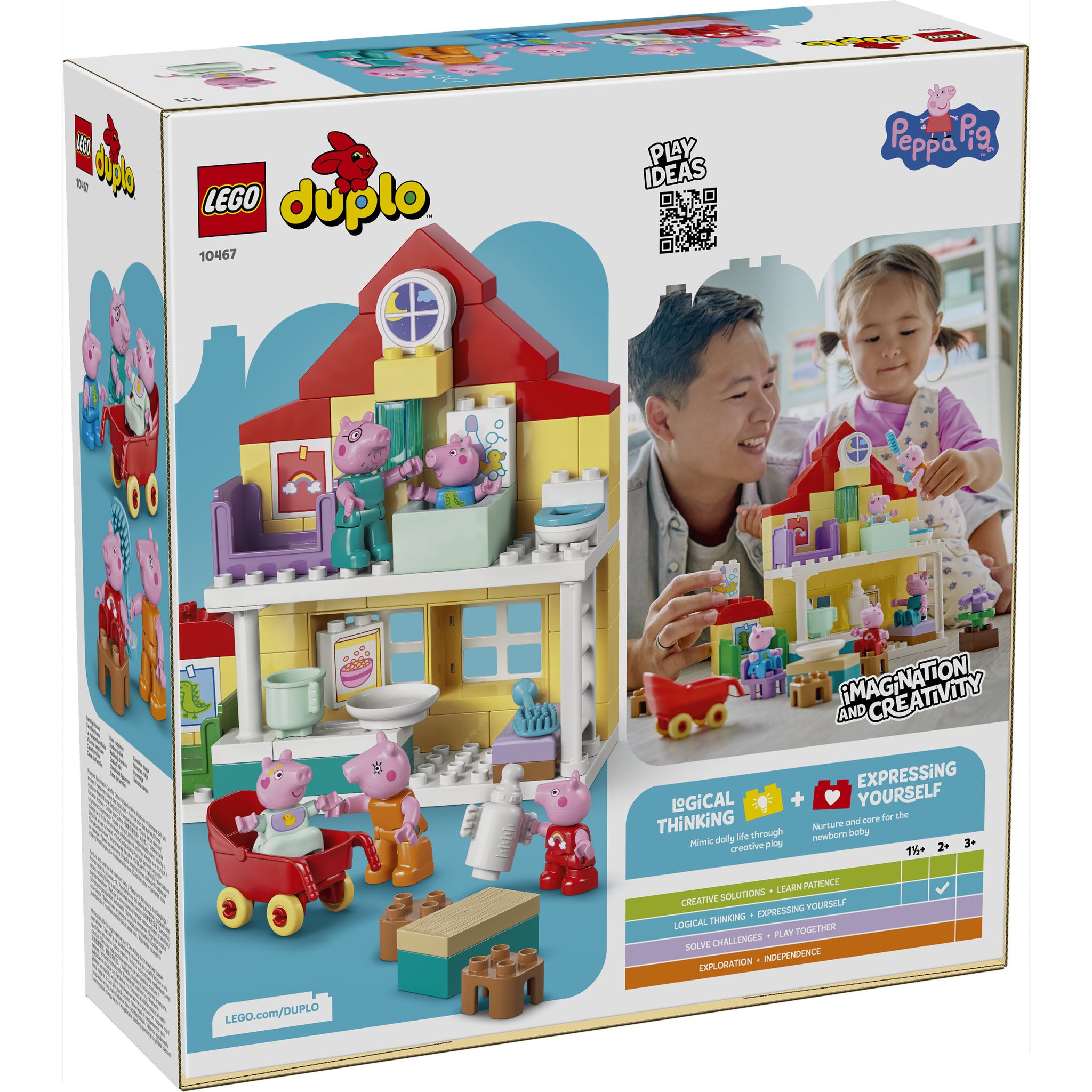 LEGO 10467 Duplo Peppa Pig Family House - Toyworld NZ