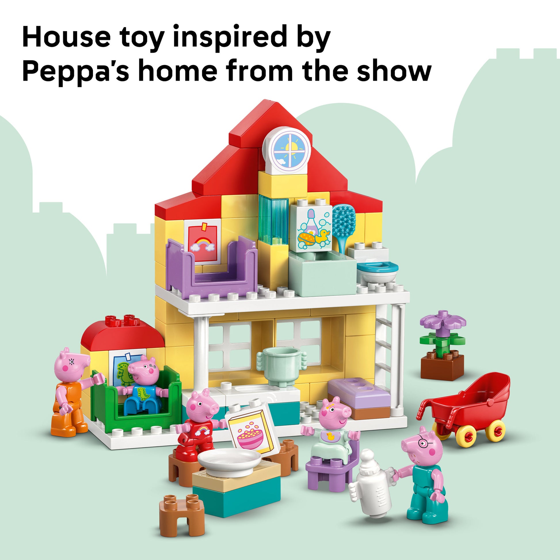 LEGO 10467 Duplo Peppa Pig Family House - Toyworld NZ