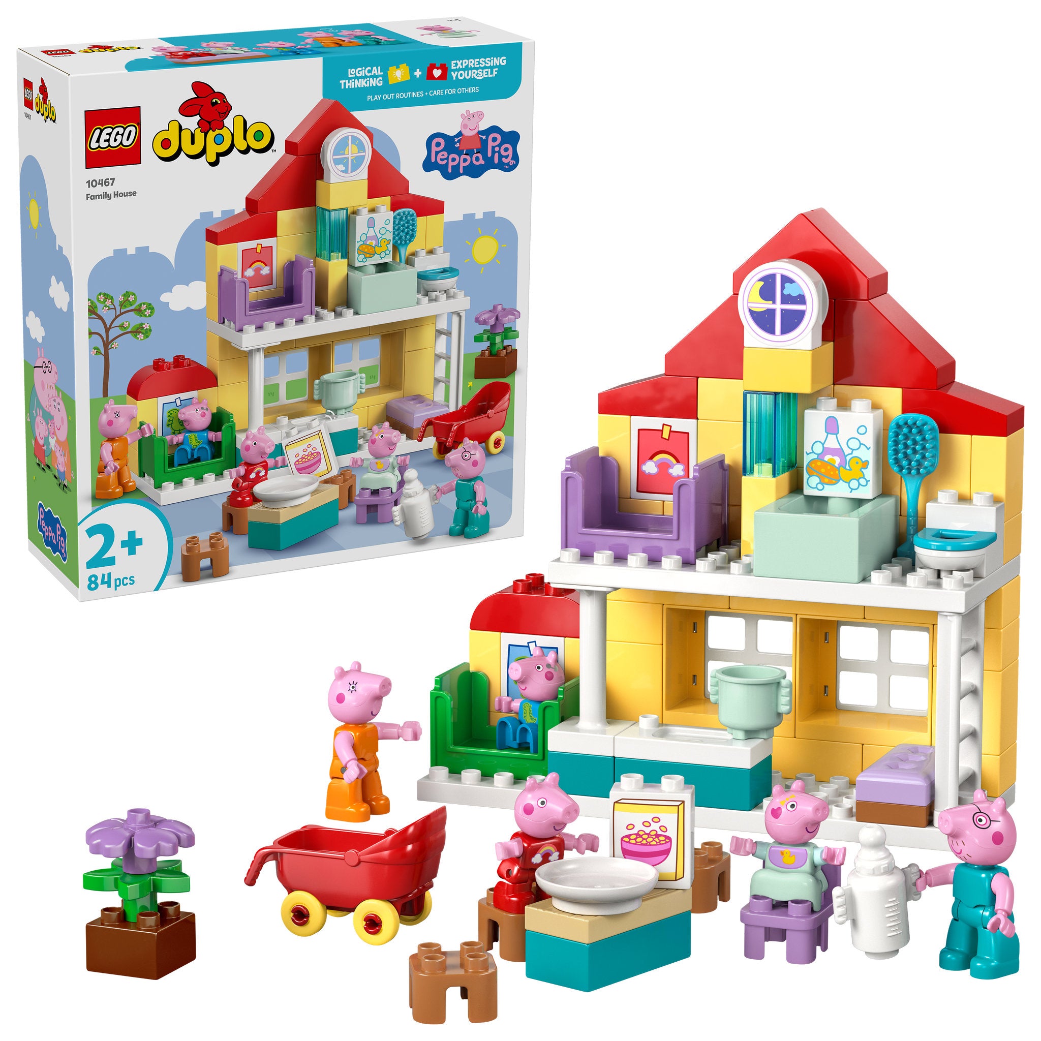 LEGO 10467 Duplo Peppa Pig Family House - Toyworld NZ